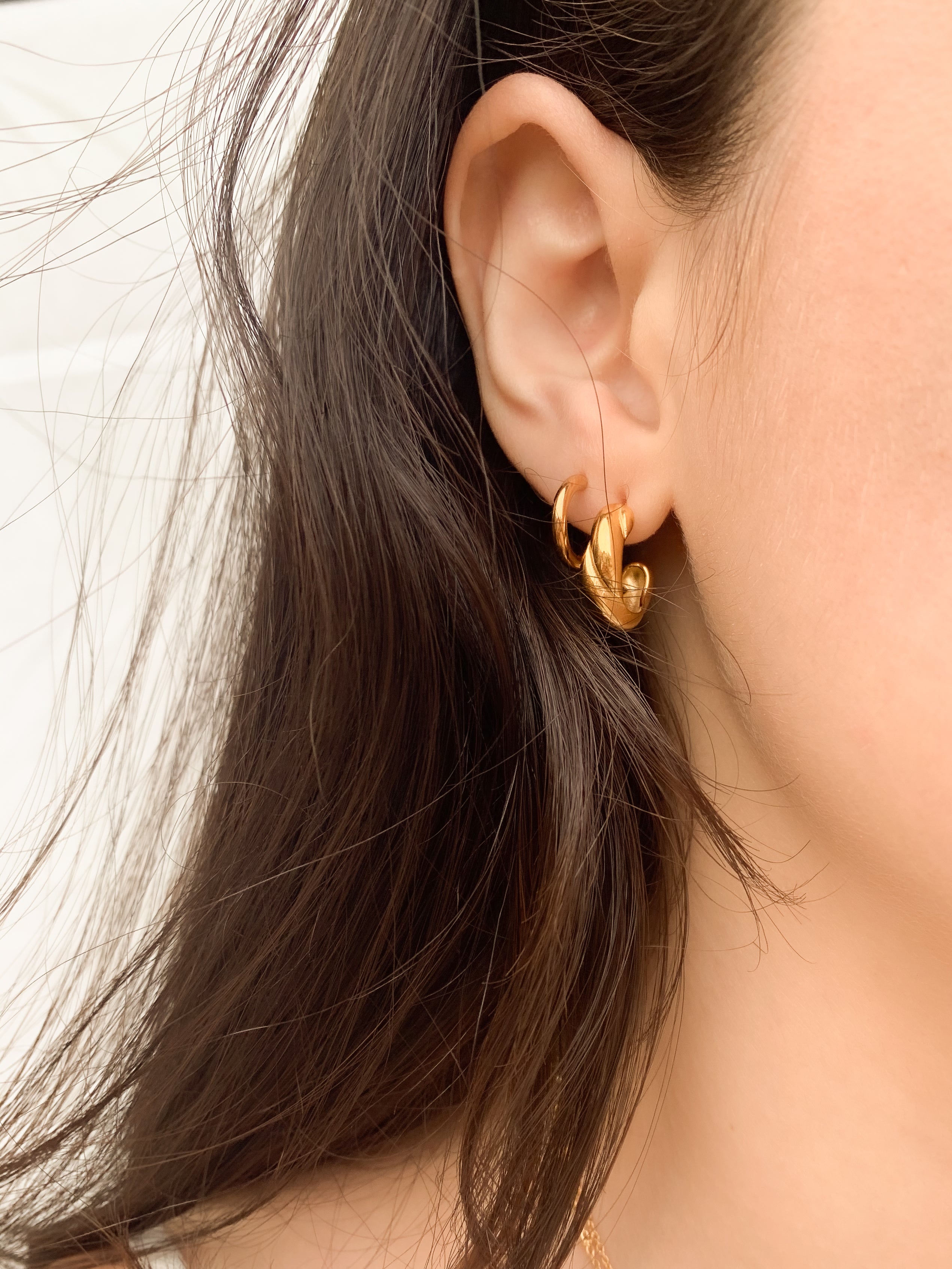 Argola Hoop - Dourada