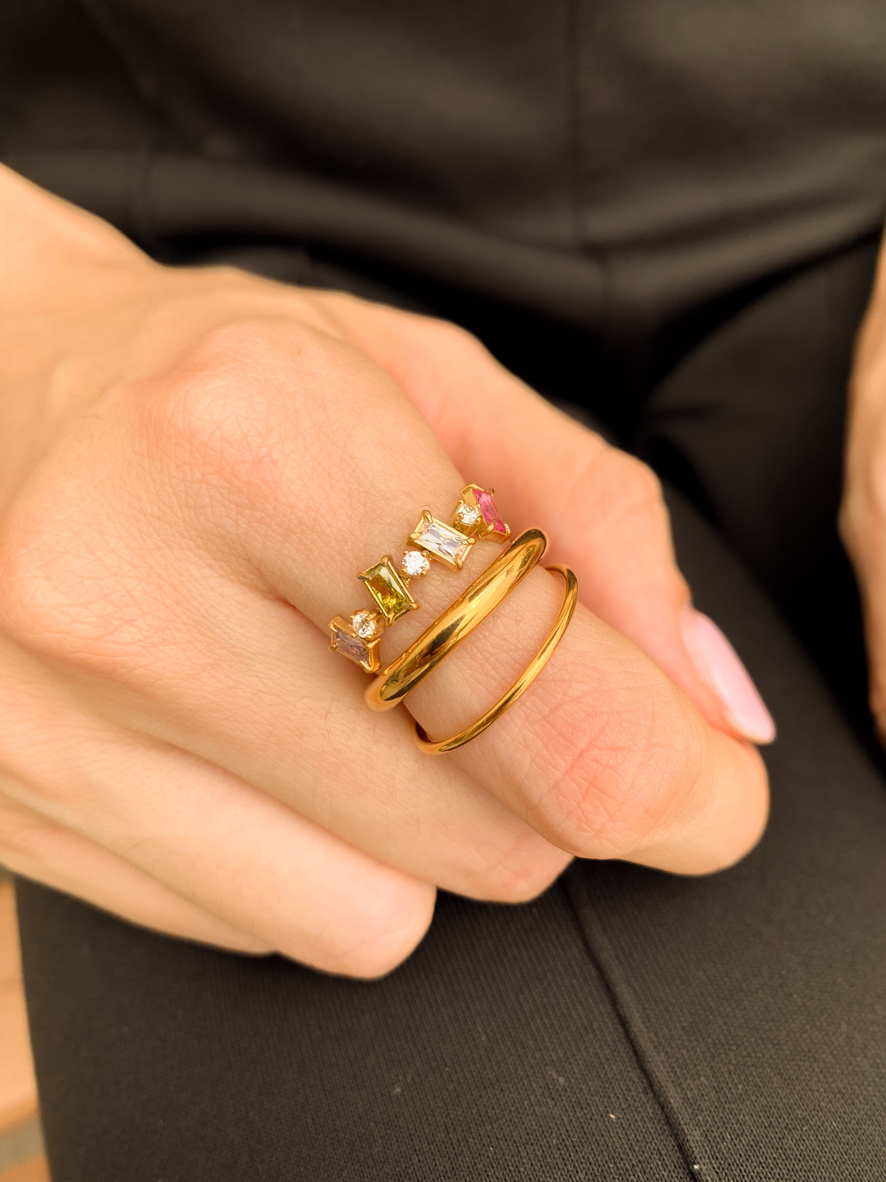 Anel Colors - Dourado