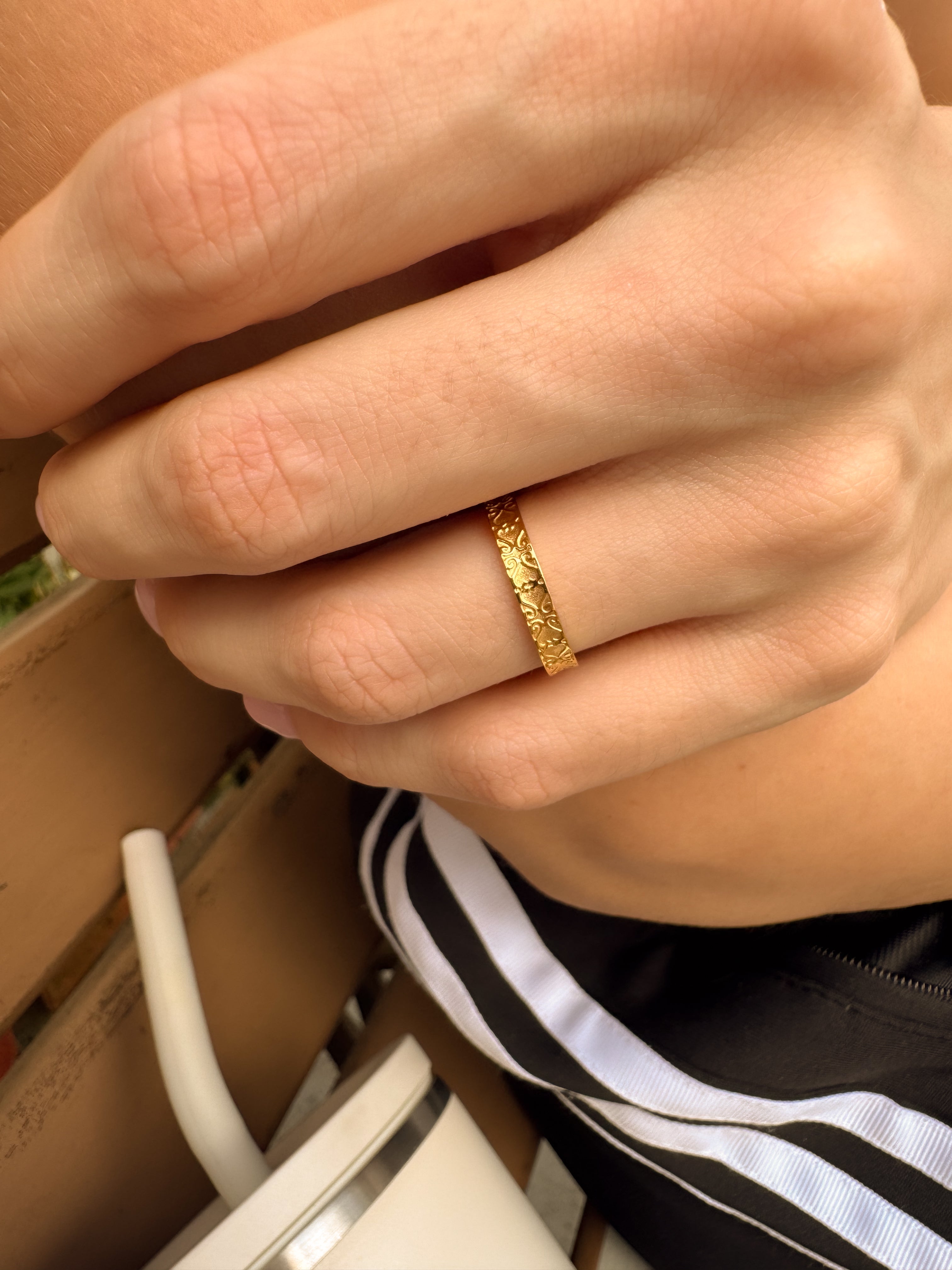 Anel Vintage - Dourado