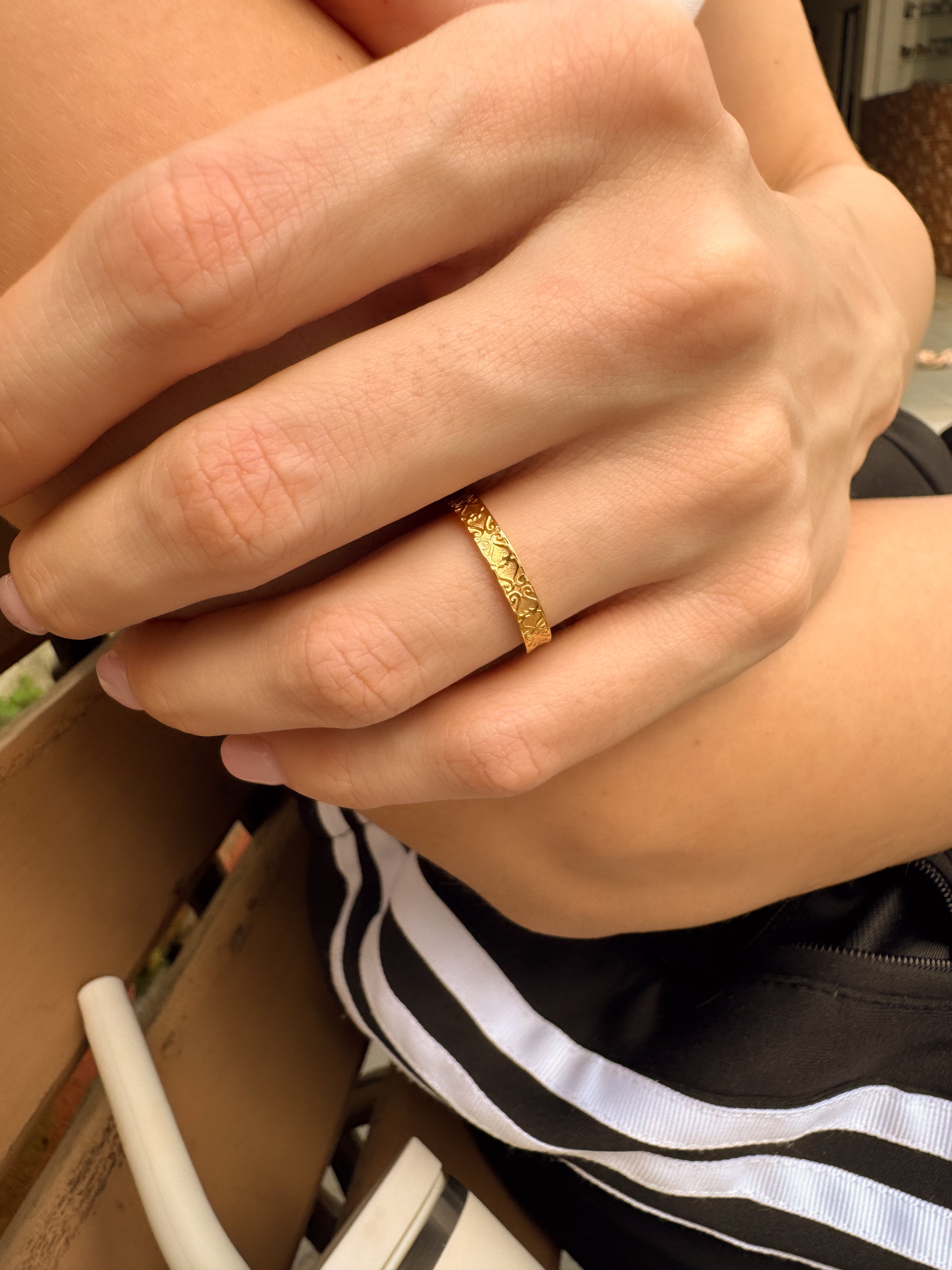 Anel Vintage - Dourado