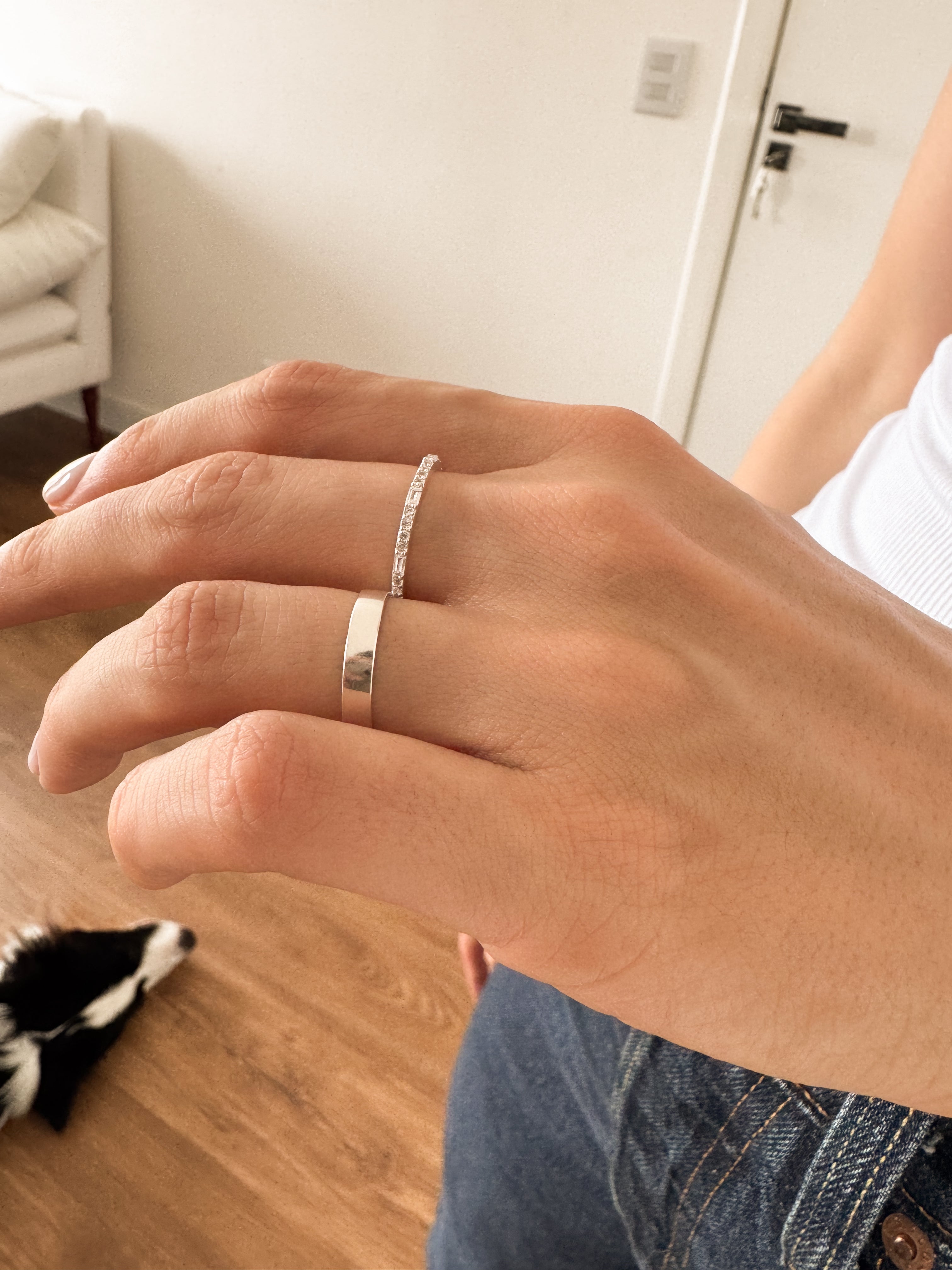 Aliança Básica - Prata 925