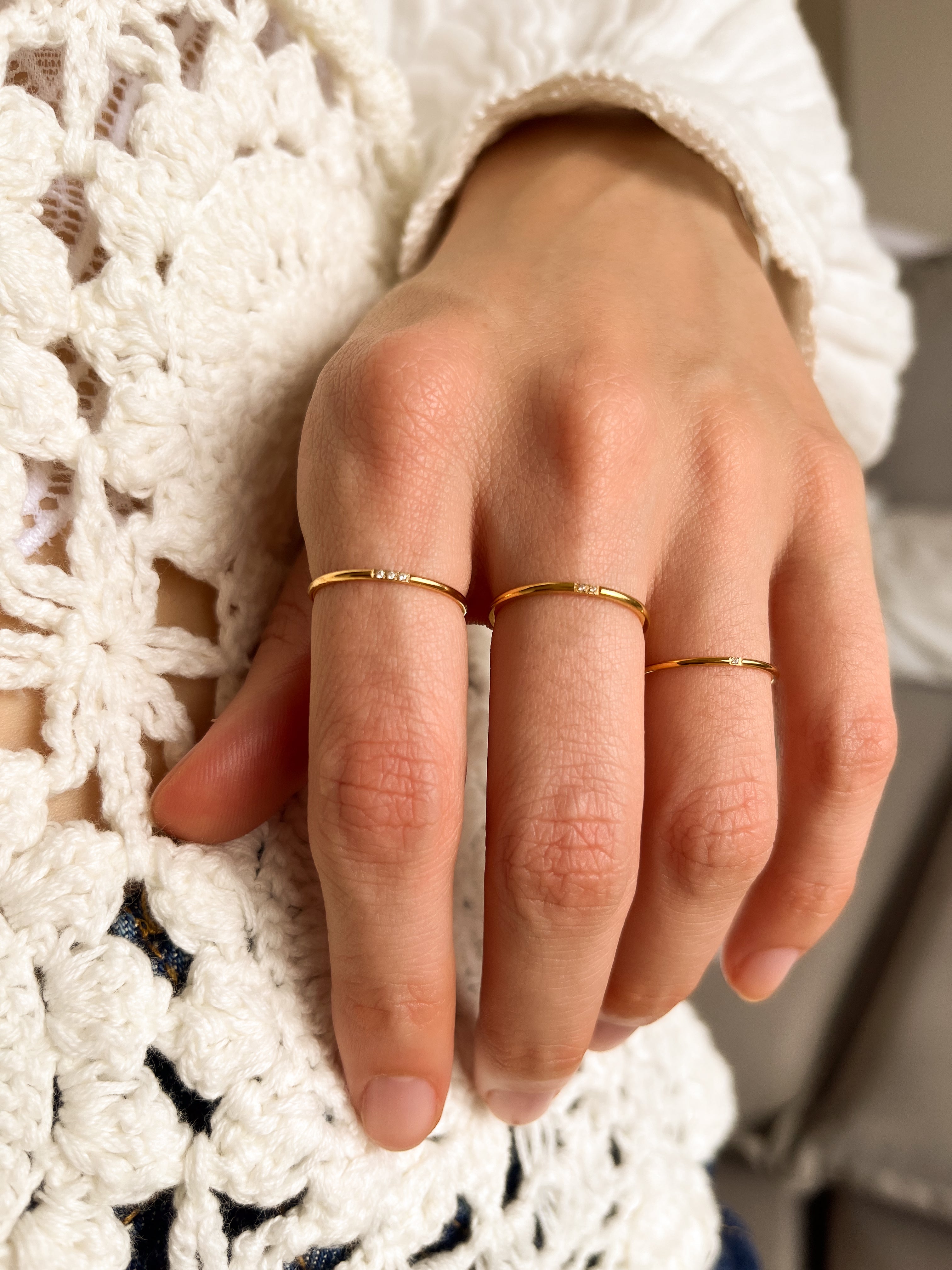 Aliancinha Pedrinhas - Dourada