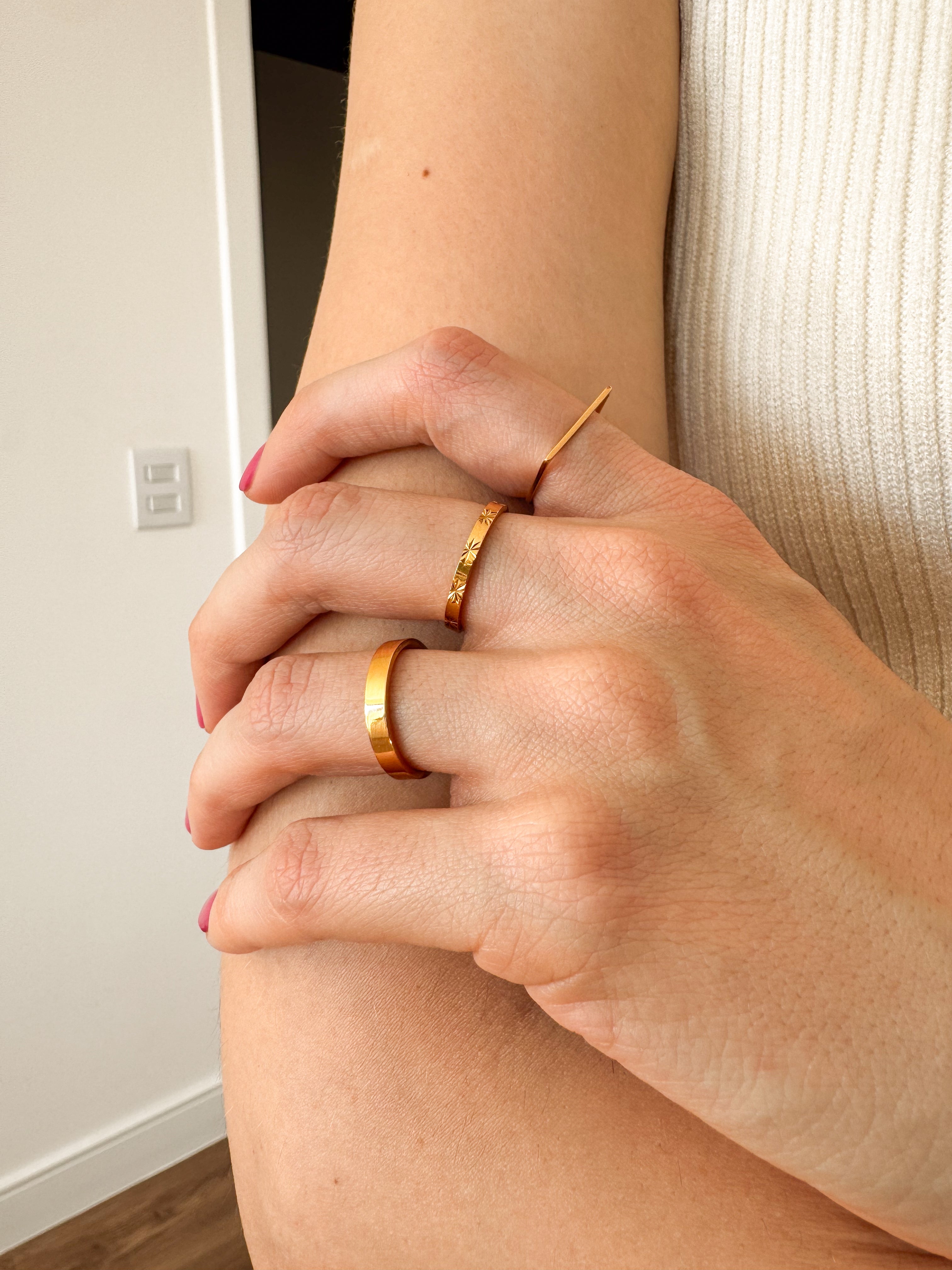 Aliança Básica - Dourada