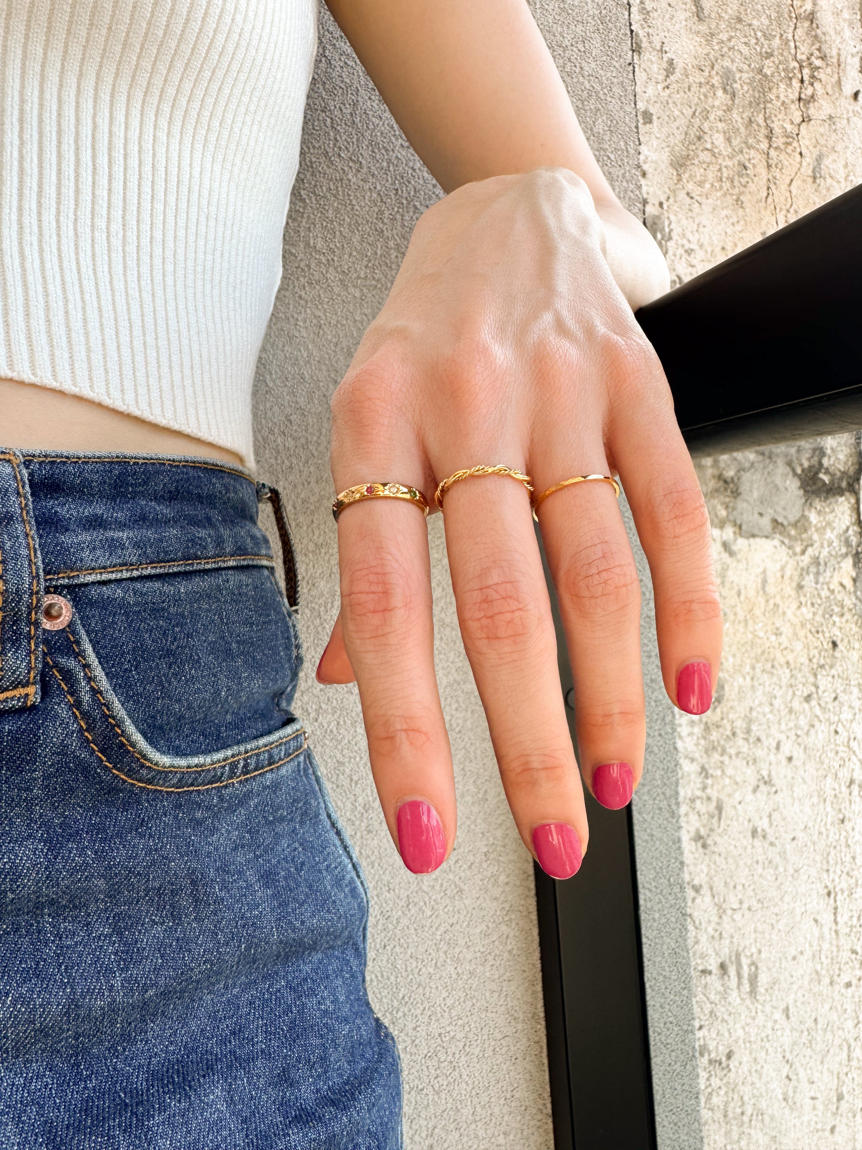 Anel Crown - Dourado