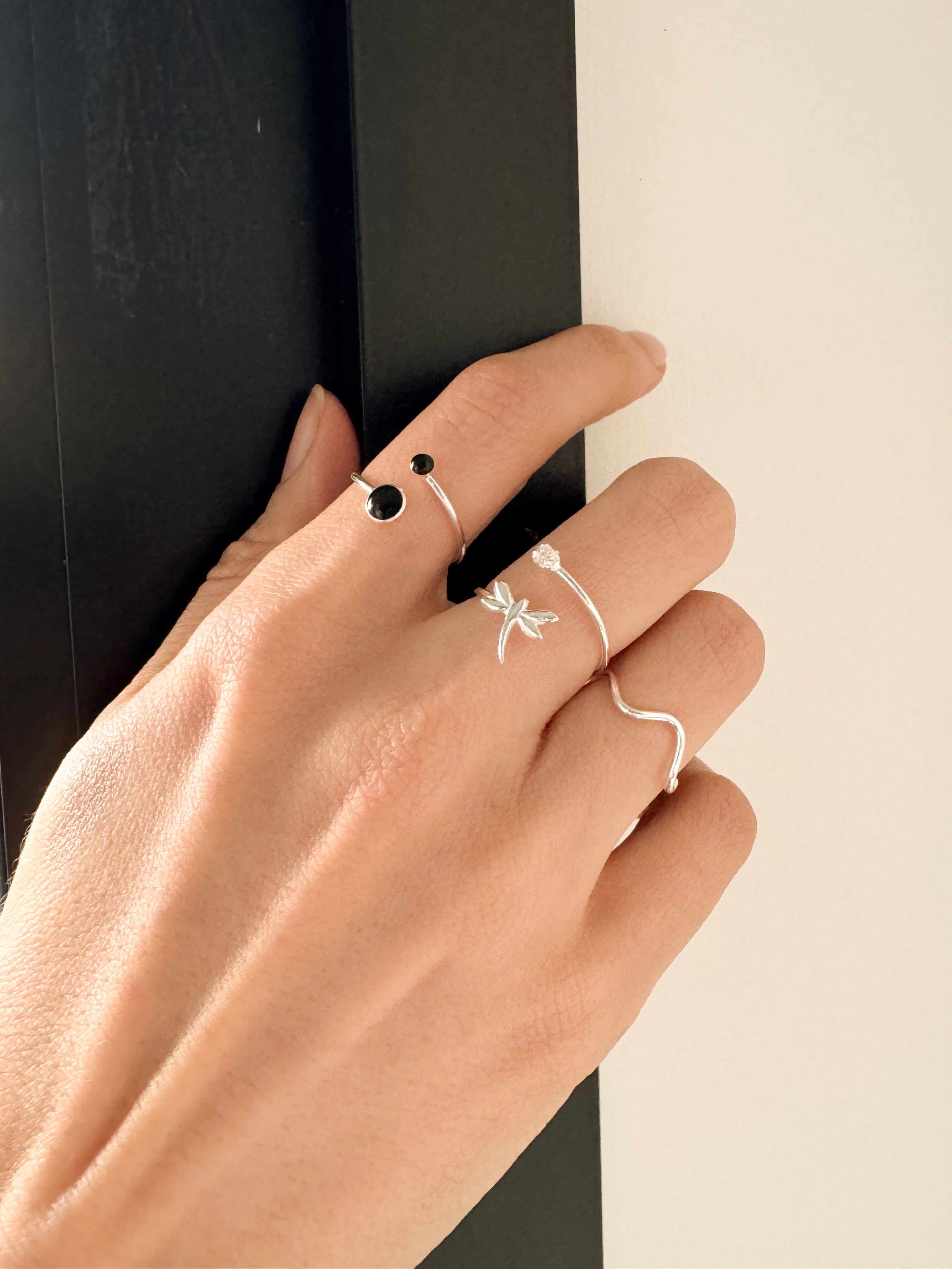 Anel Libélula - Prata 925