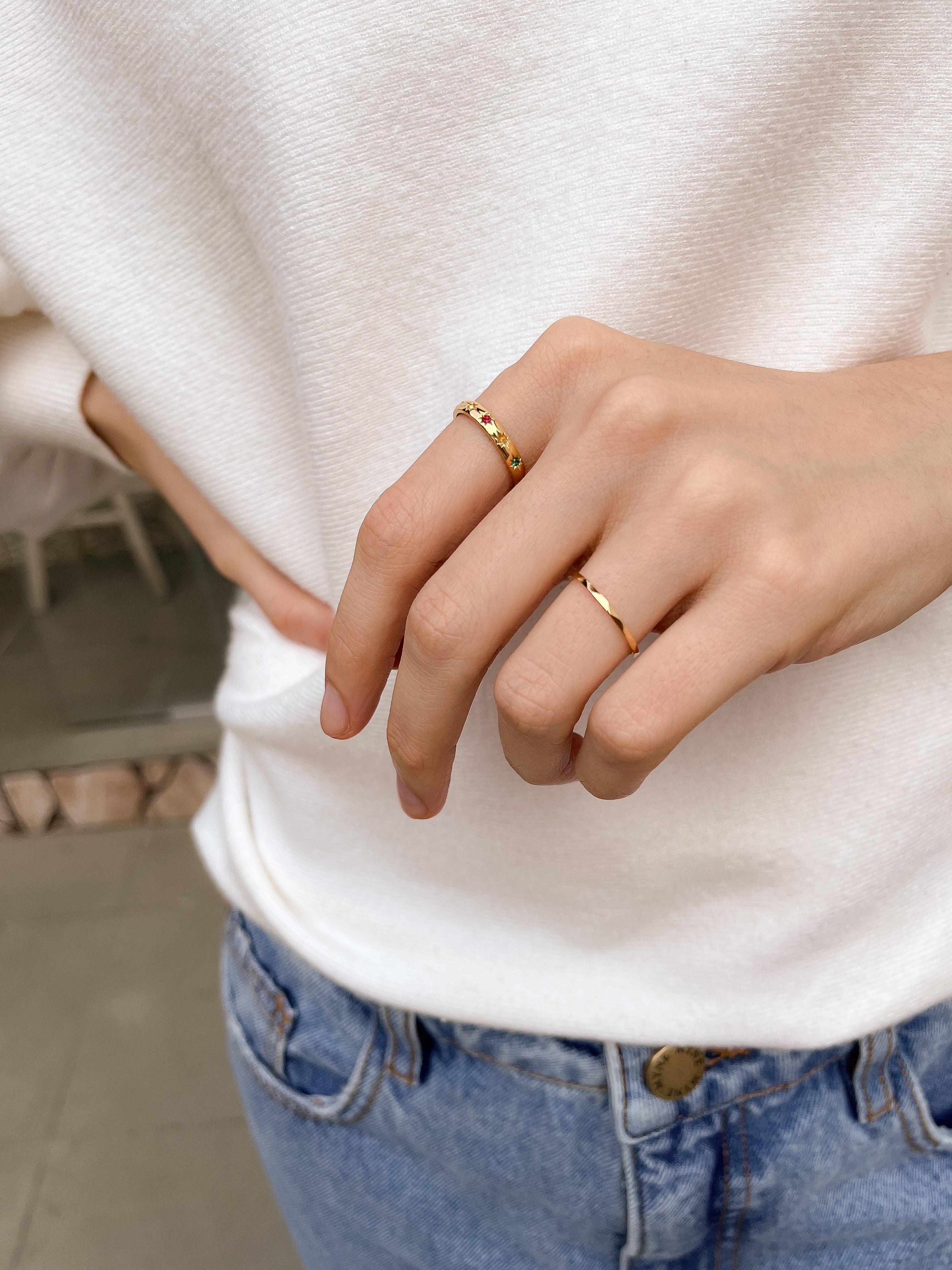 Anel Crown - Dourado