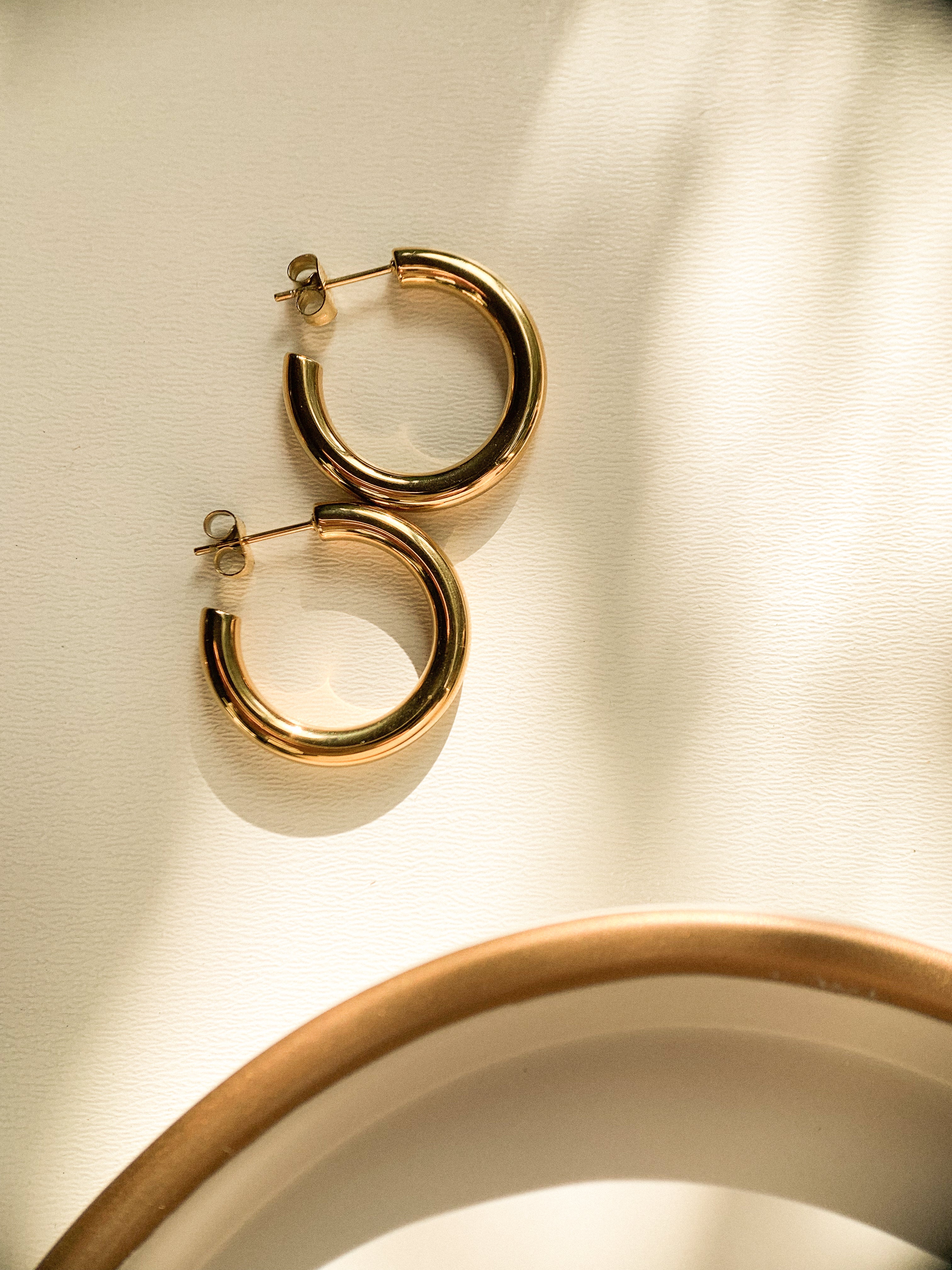 Argola Grace - Dourada