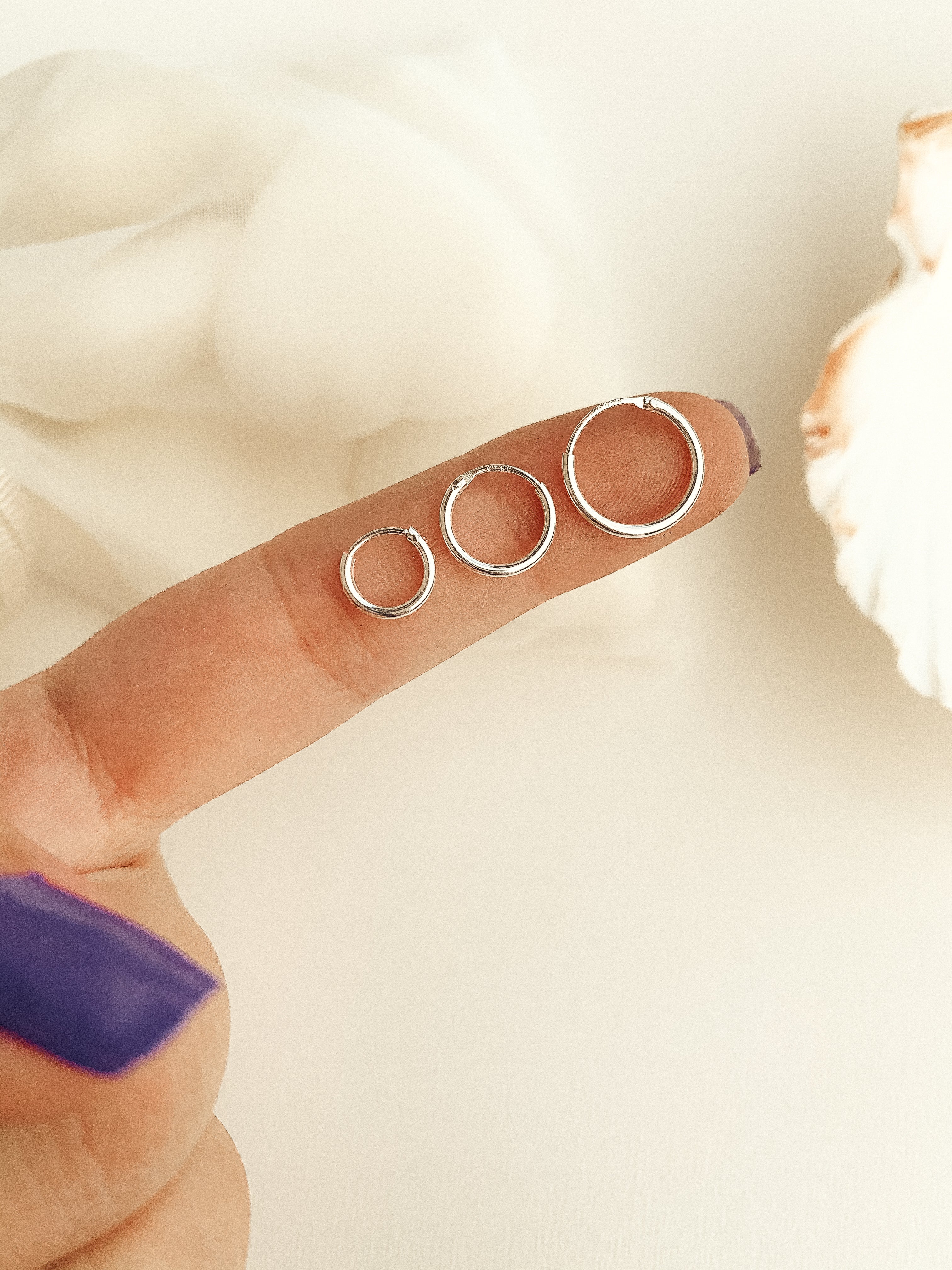 Argolinha Básica - Prata 925