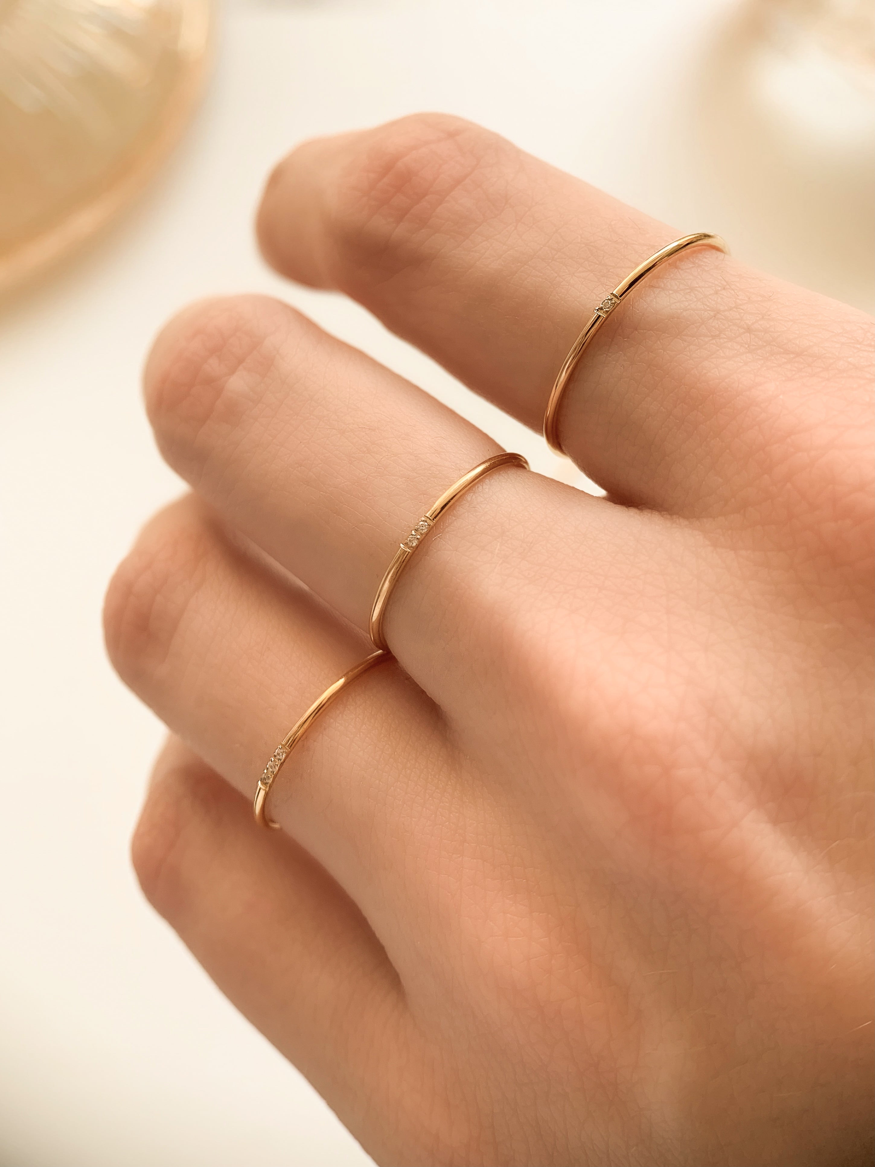 Aliancinha Pedrinhas - Dourada