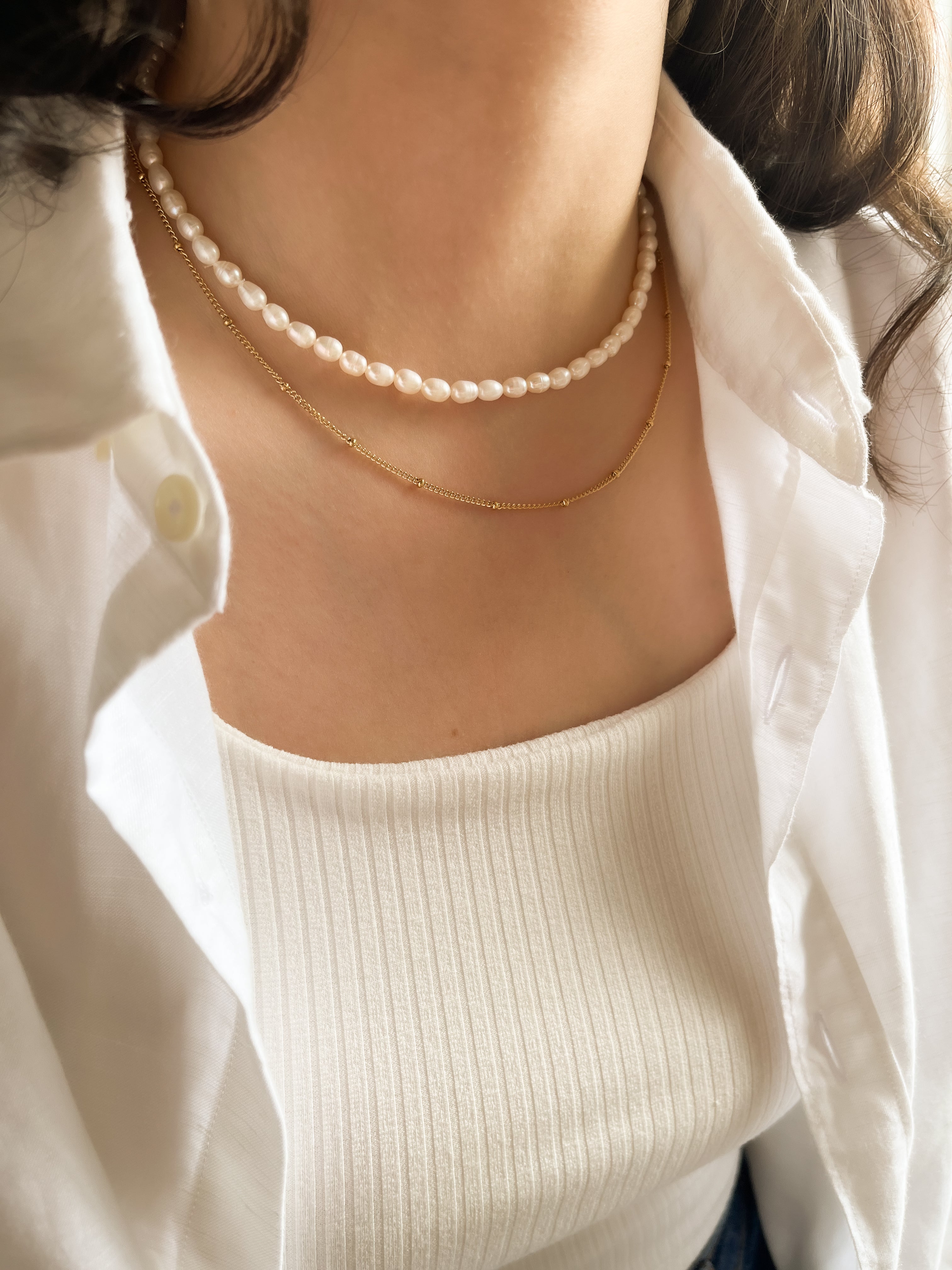 Corrente De Bolinhas - Dourada