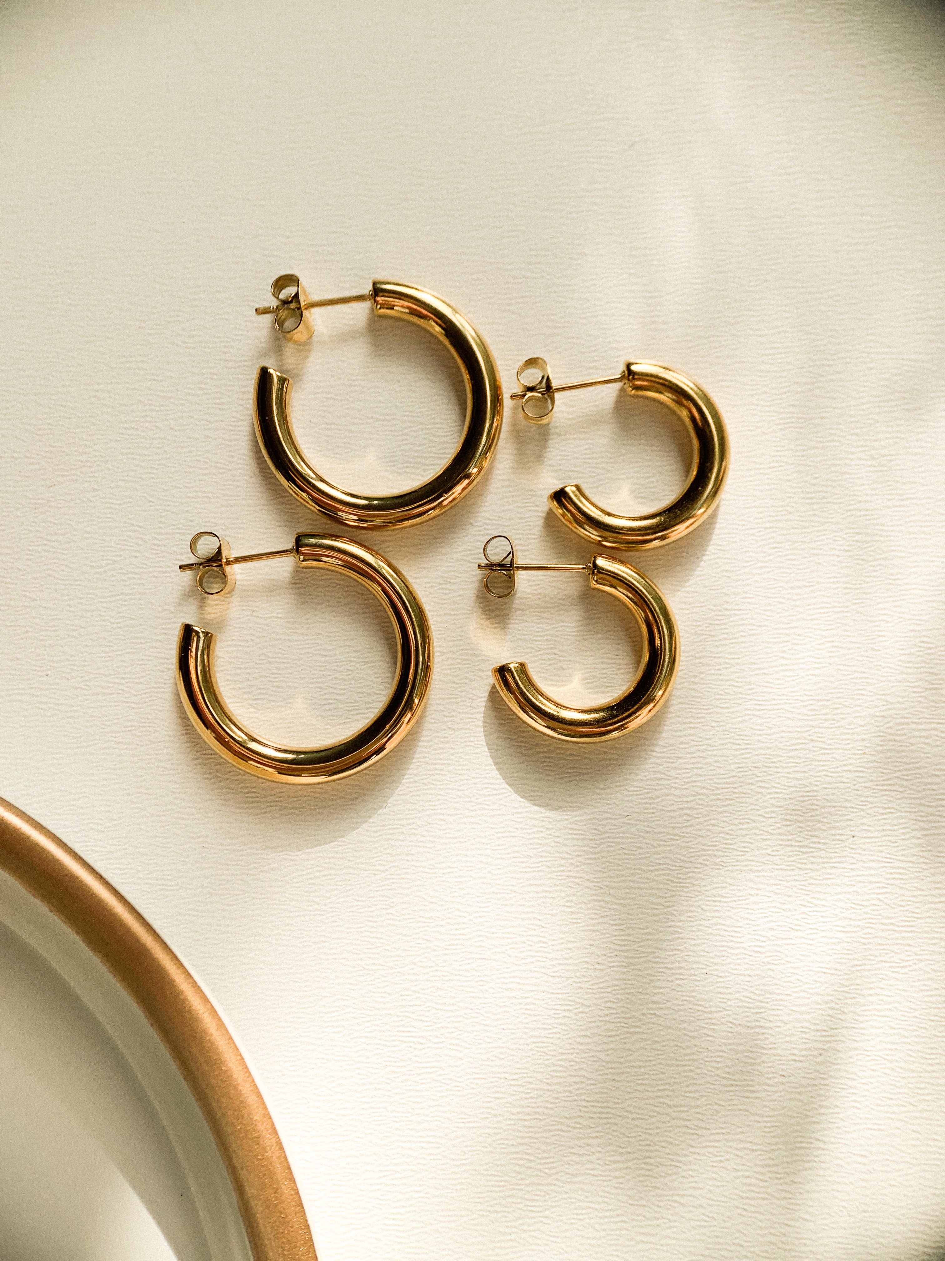 Argola Grace - Dourada