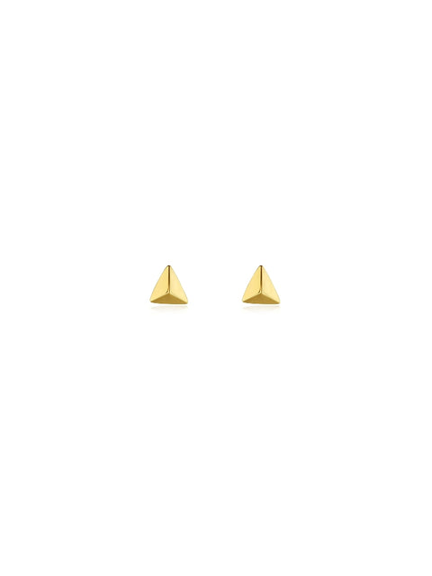 Brinco Mini Triângulo - Dourado