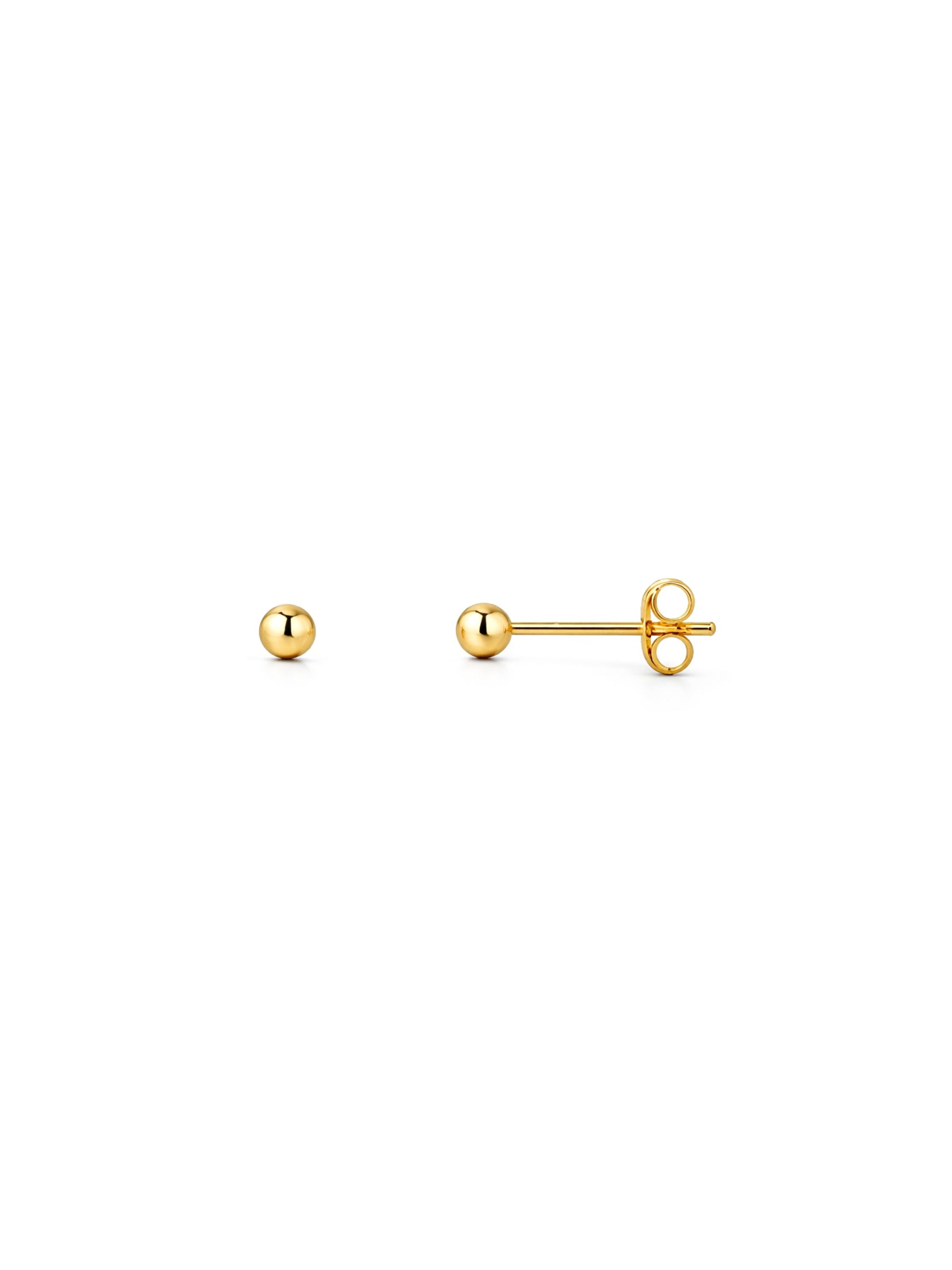 Brinco de Bolinha - Dourado