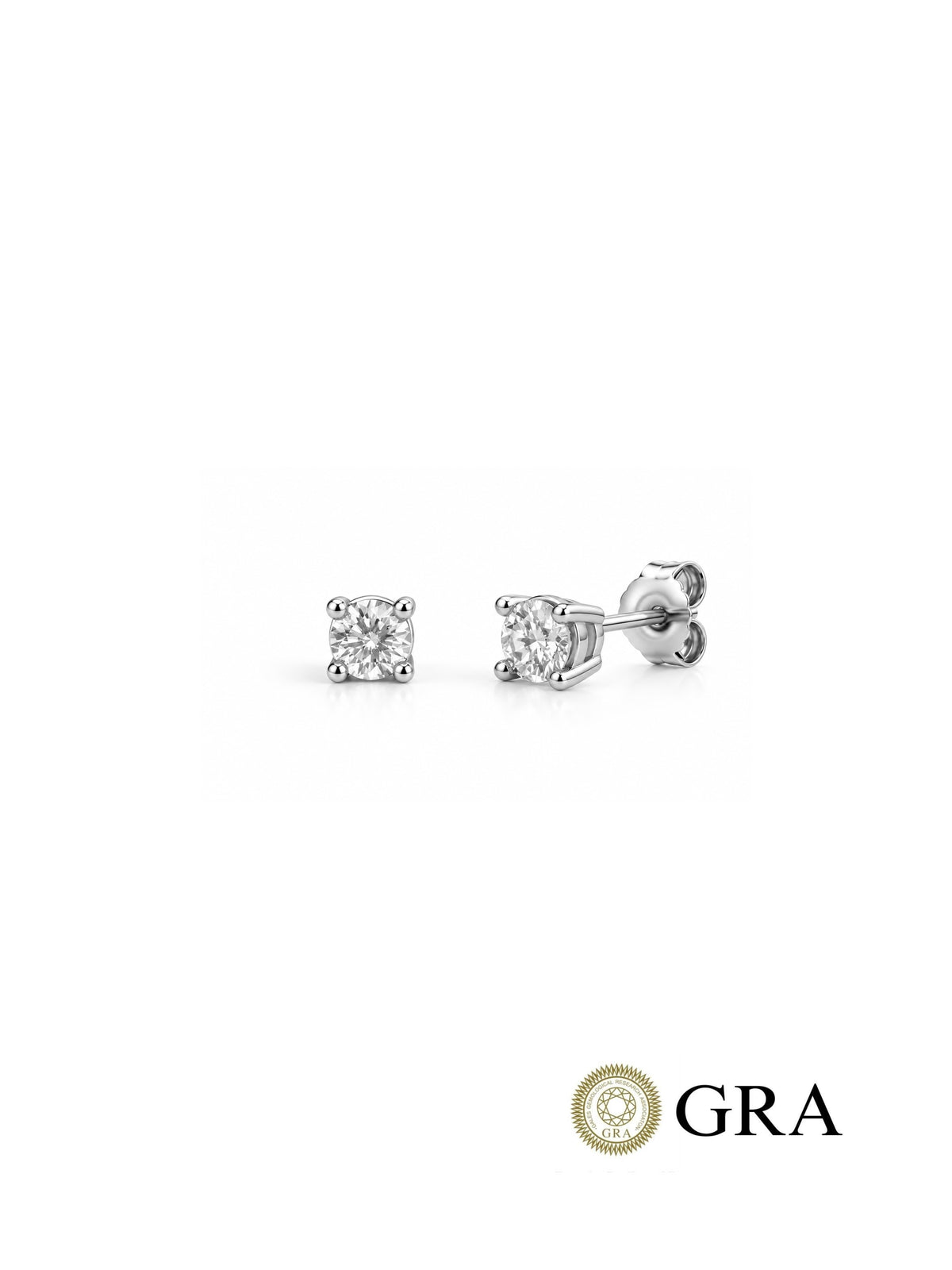 Brinco Ponto de Luz Moissanite - Prata 925