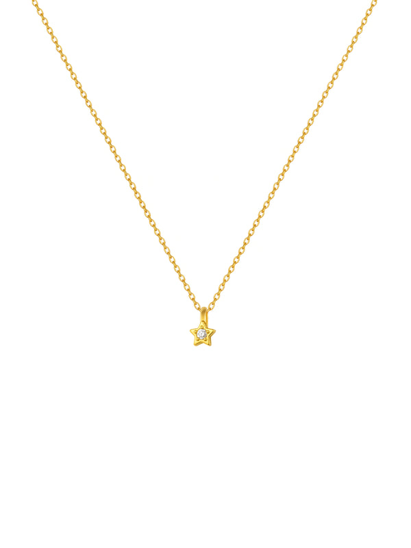 Colar Micro Estrela - Dourado