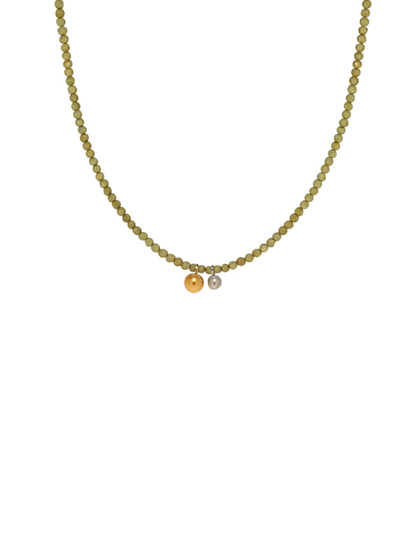 Colar Turquesa - Dourado