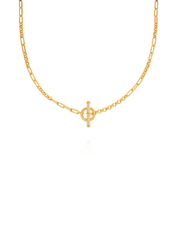 Colar Entrelaçado - Dourado
