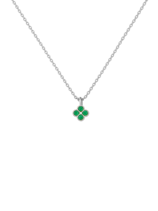 Colar Trevo Quatro Folhas - Prata 925