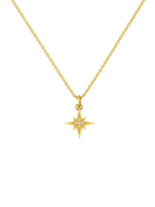 Colar Rosa dos Ventos - Dourado