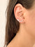 Brinco Ear Cuff Flor - Prata 925
