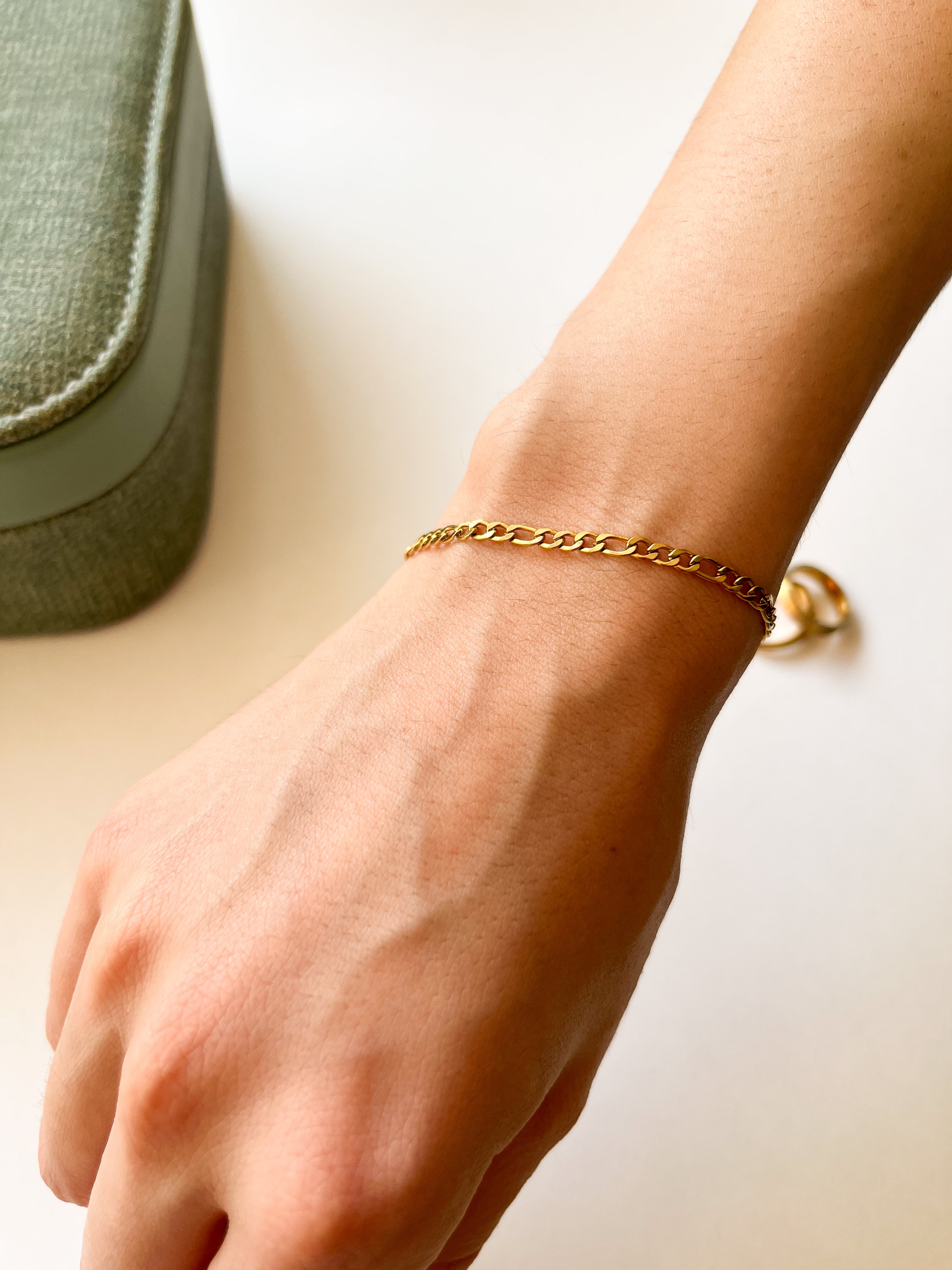 Pulseira Fígaro - Dourada
