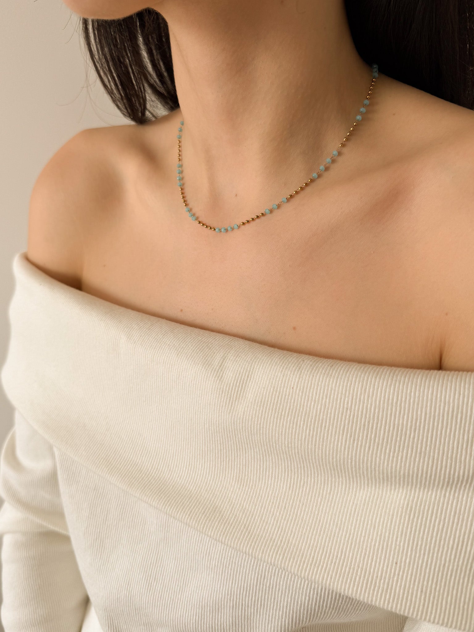 Colar Blue - Dourado