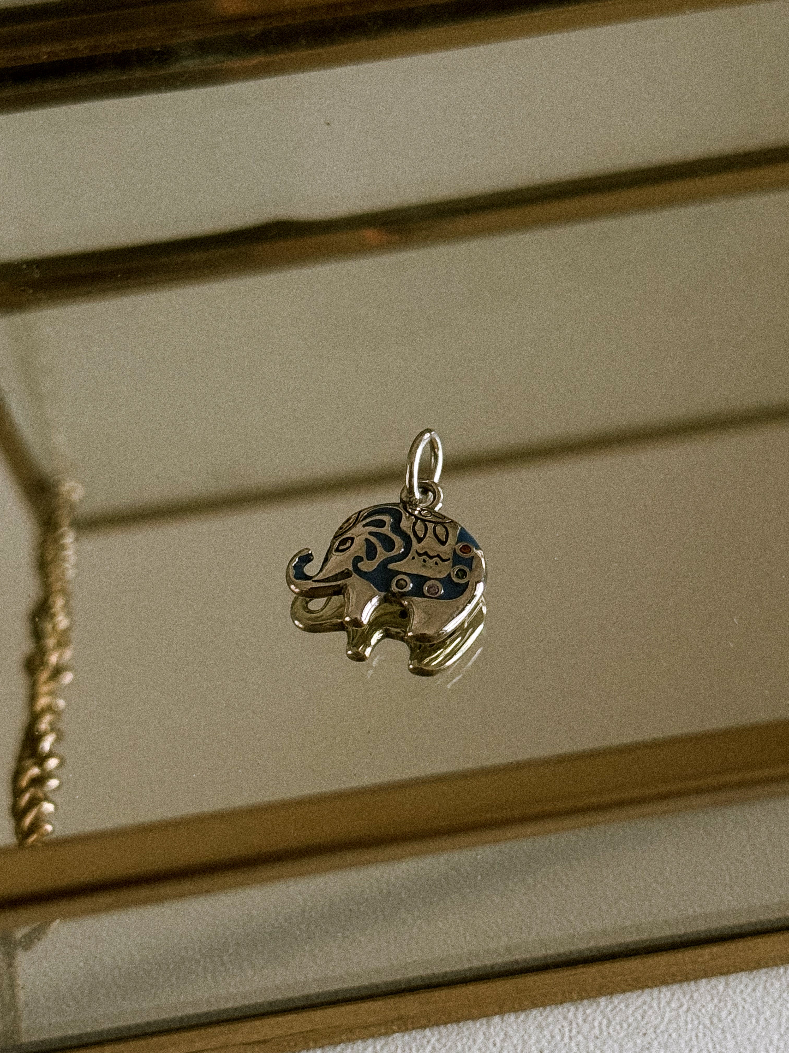 Colar Elefante - Prata 925