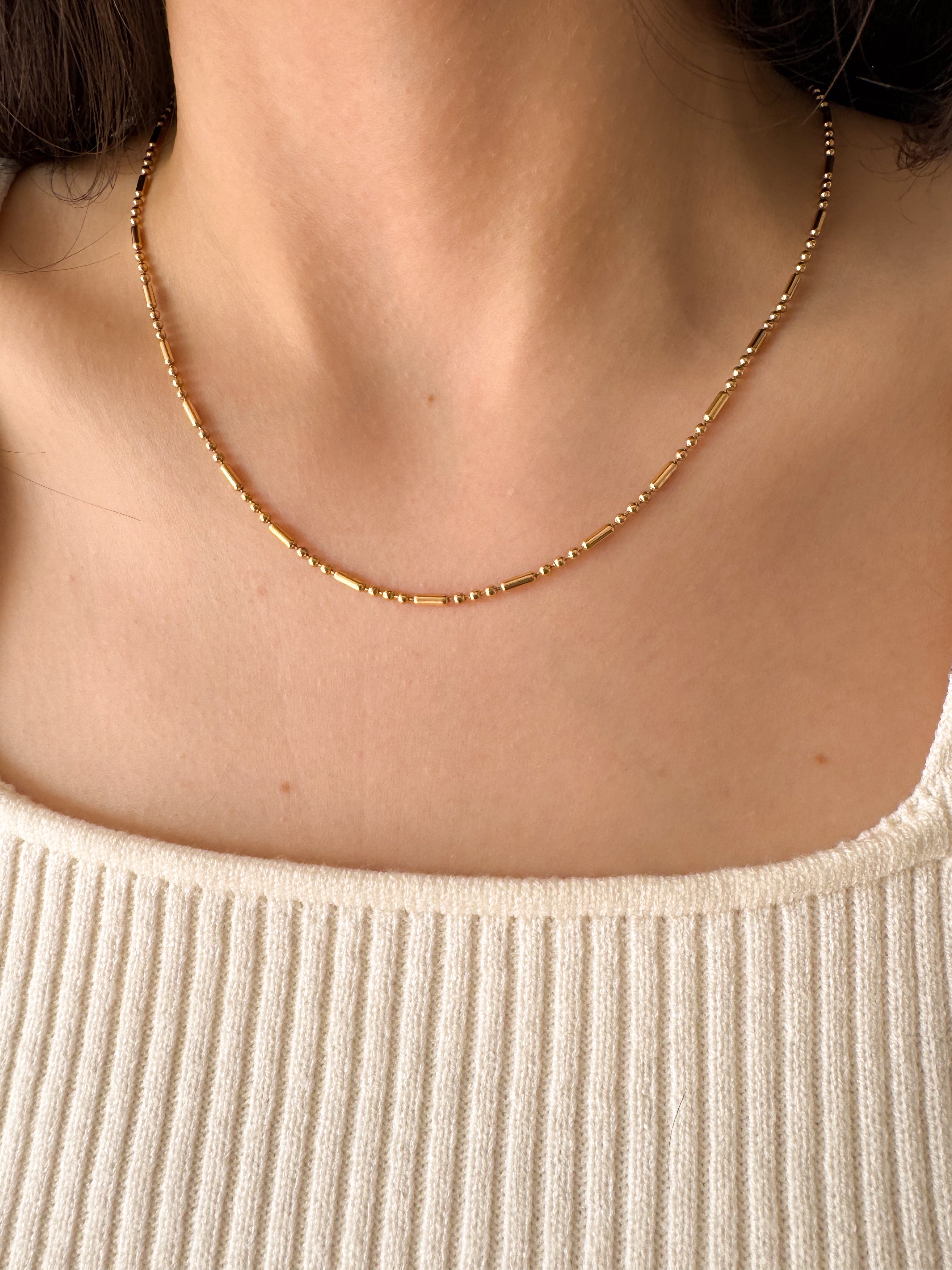 Corrente Details - Dourada