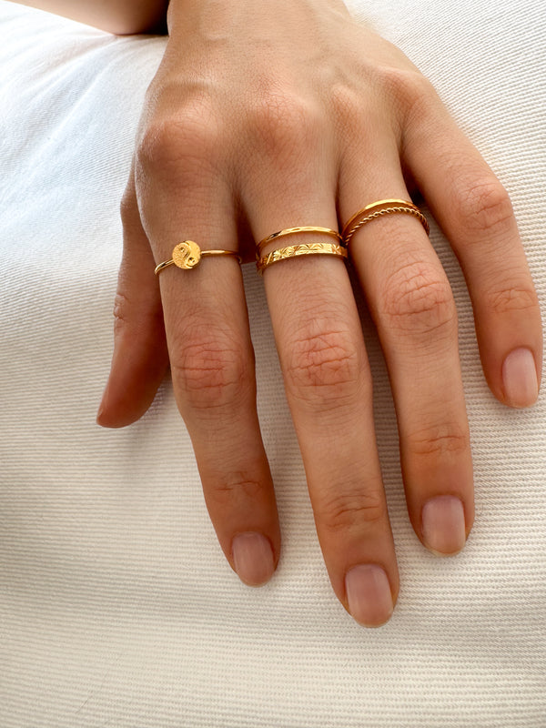 Anel Sun - Dourado