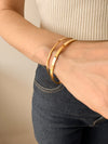 Bracelete Liso 3mm - Dourado