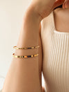 Bracelete Liso 3mm - Dourado