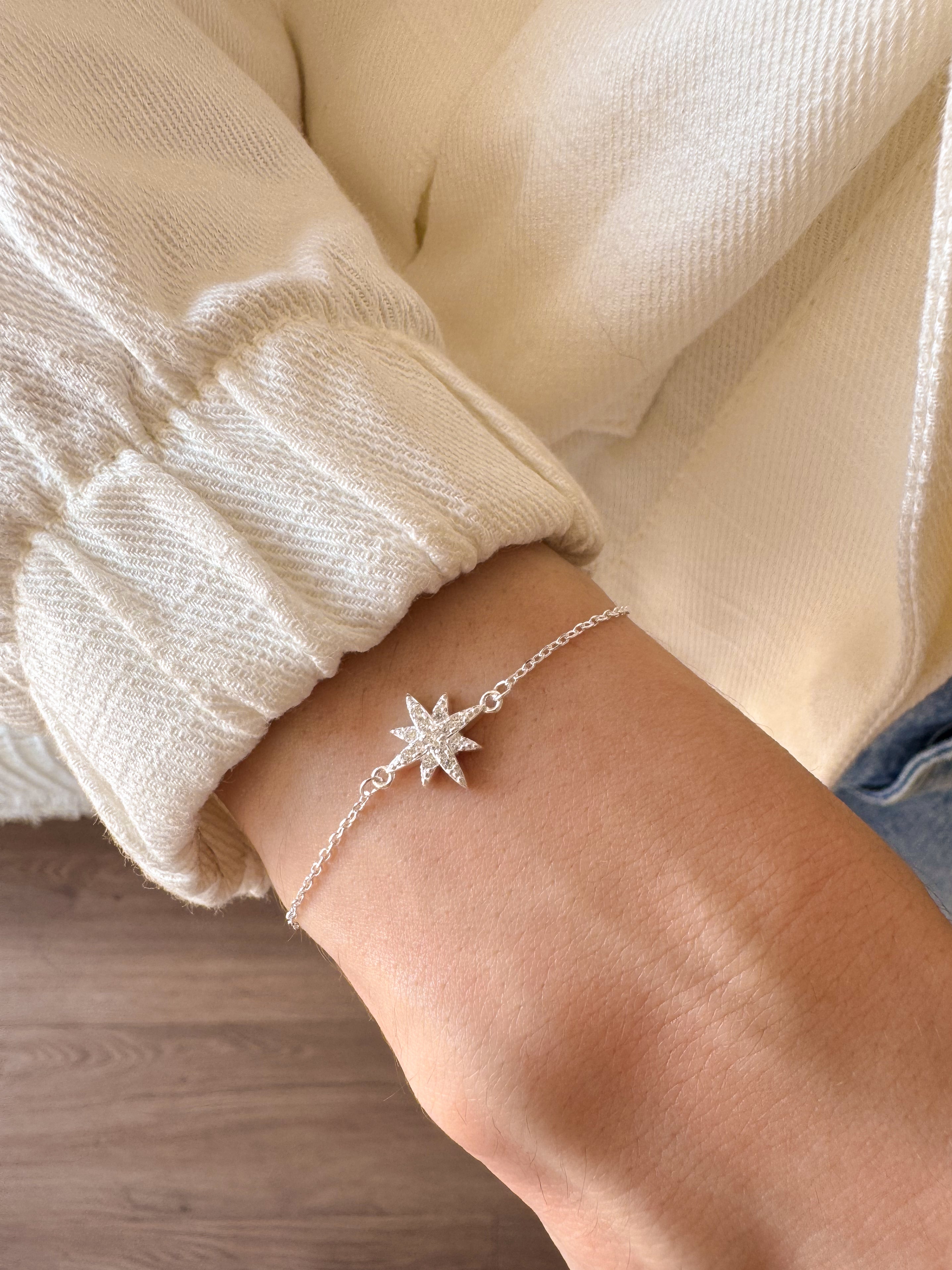 Pulseira Rosa dos Ventos - Prata 925