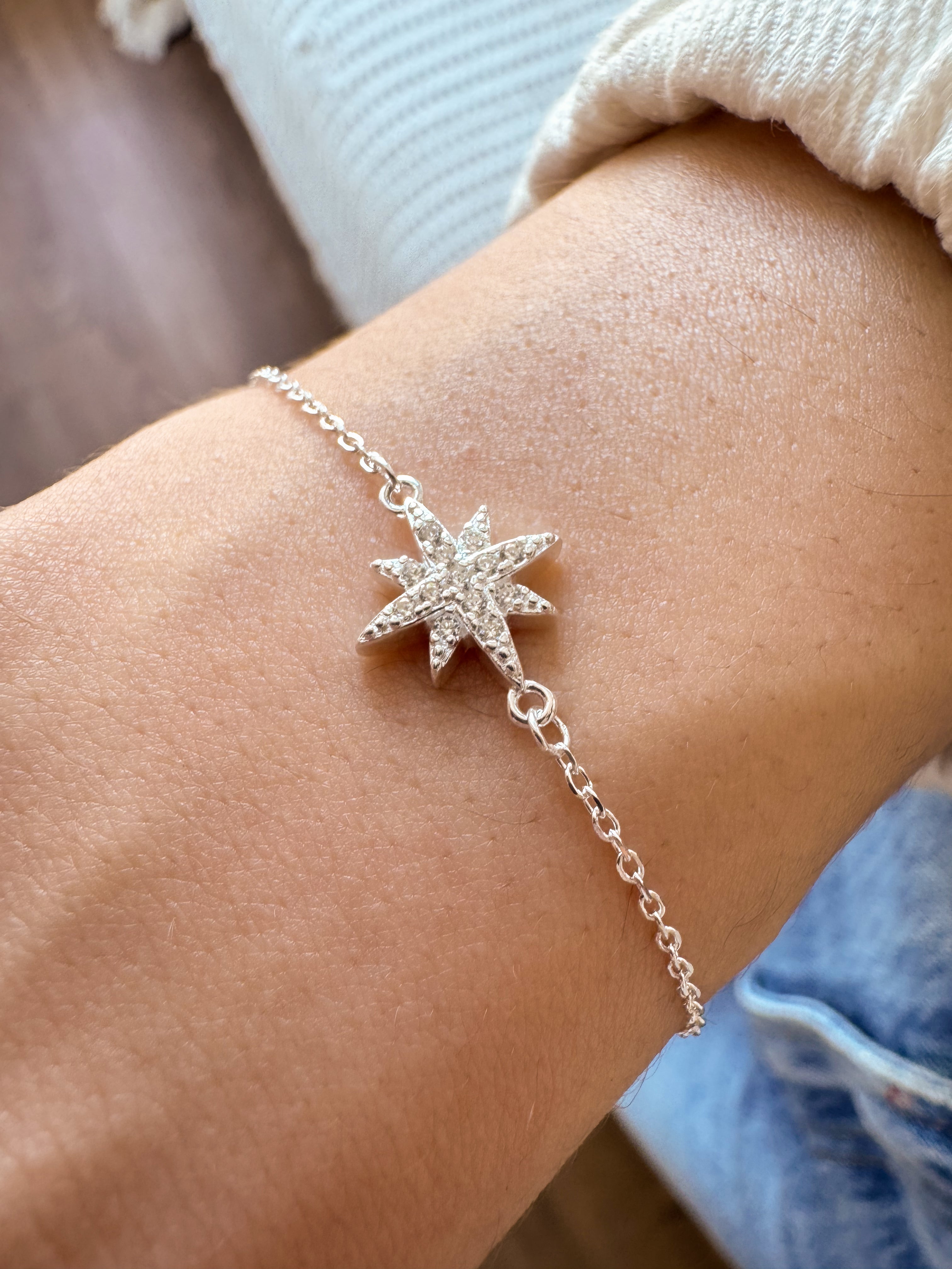 Pulseira Rosa dos Ventos - Prata 925