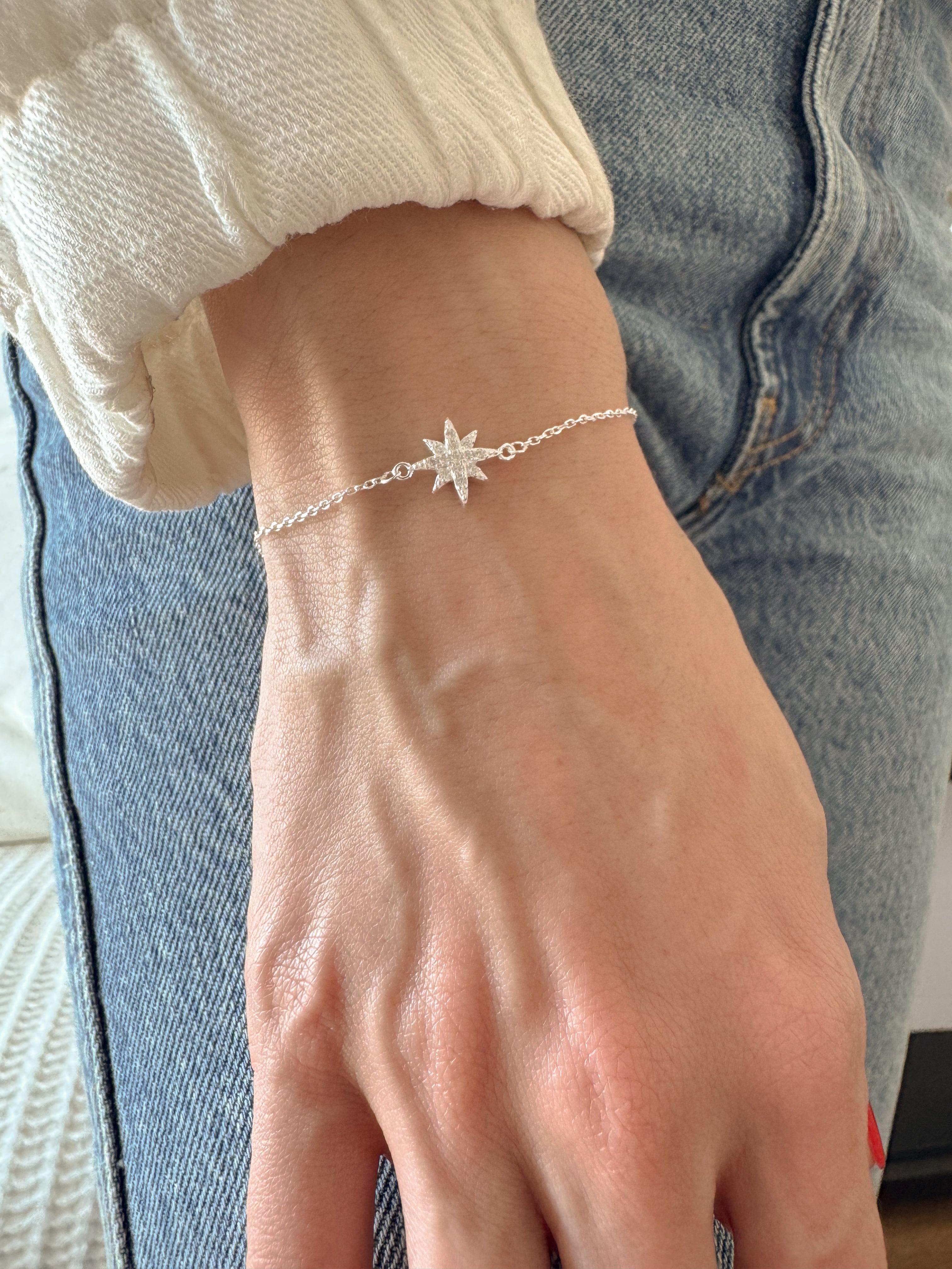 Pulseira Rosa dos Ventos - Prata 925