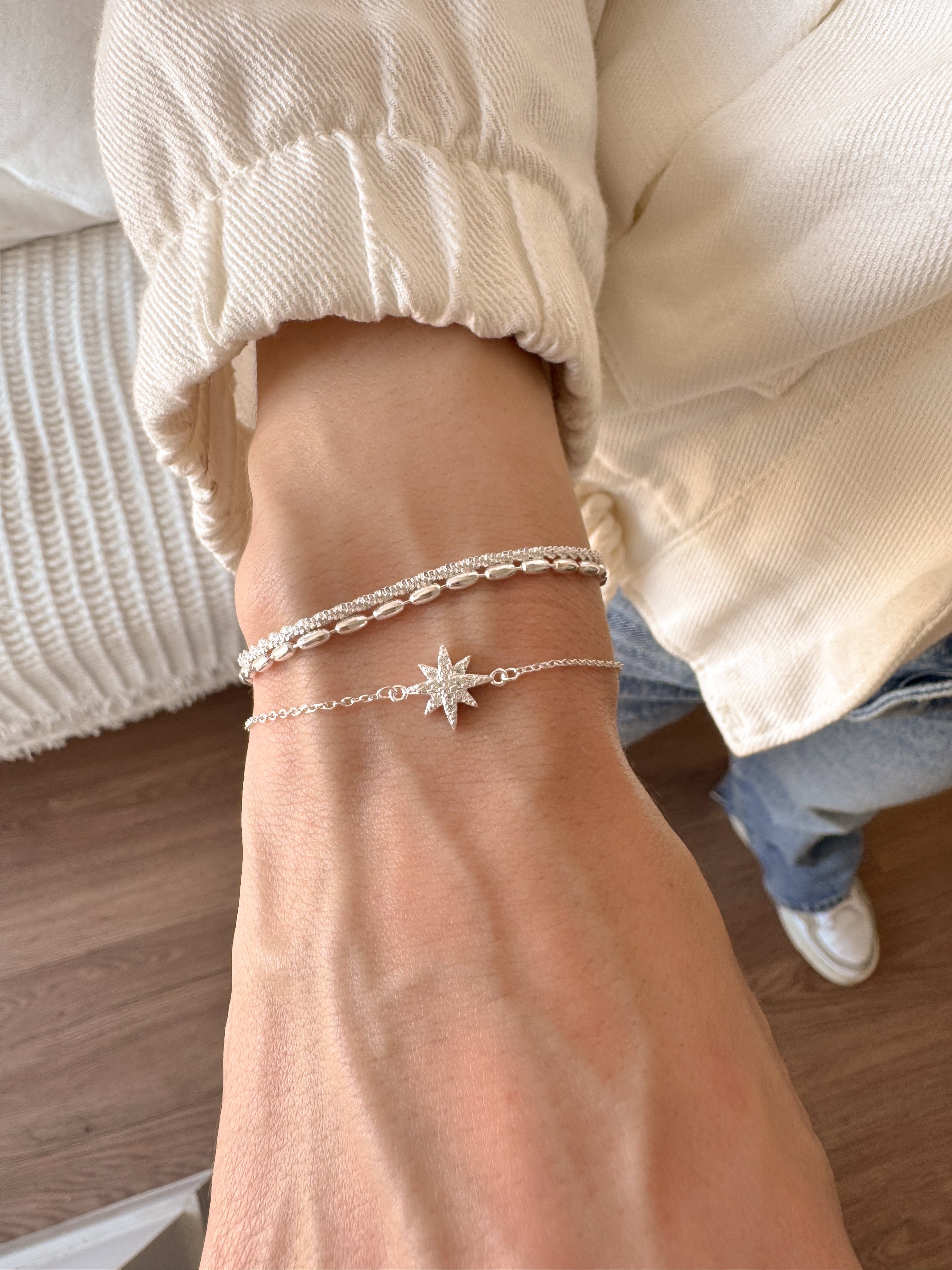 Pulseira Rosa dos Ventos - Prata 925