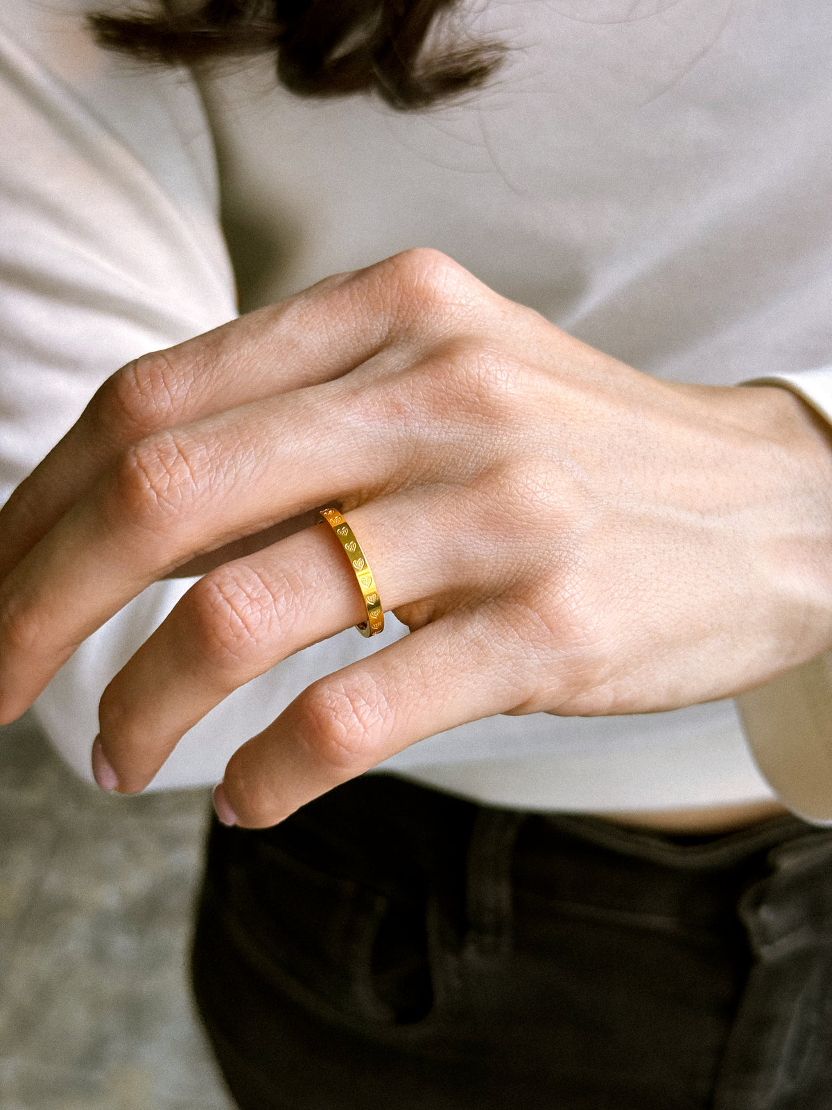 Anel Love - Dourado