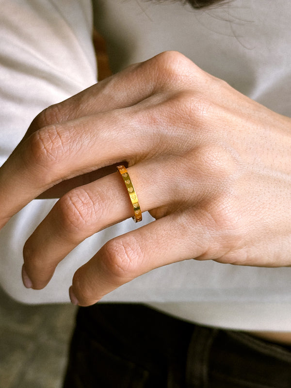 Anel Love - Dourado