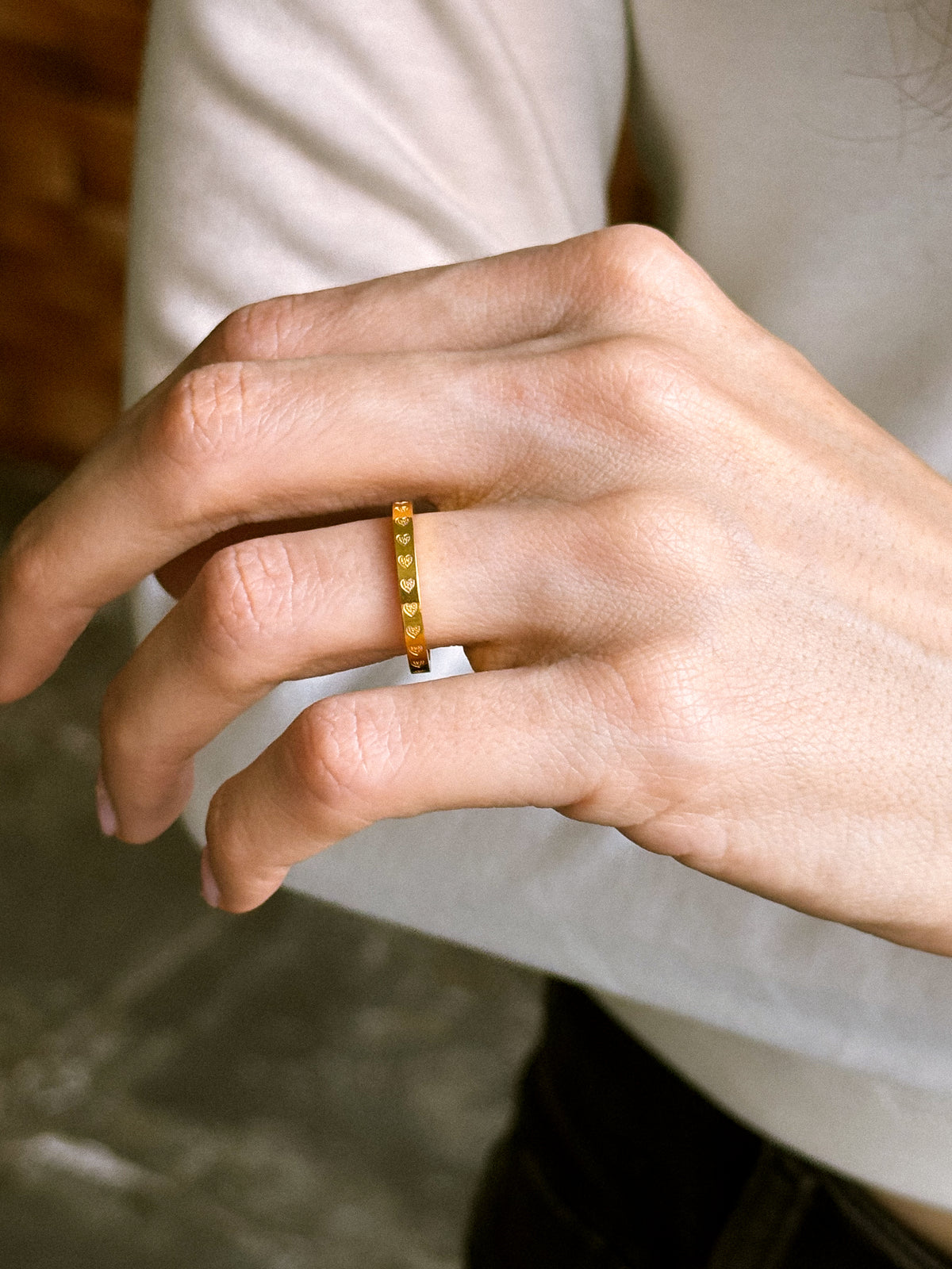 Anel Love - Dourado