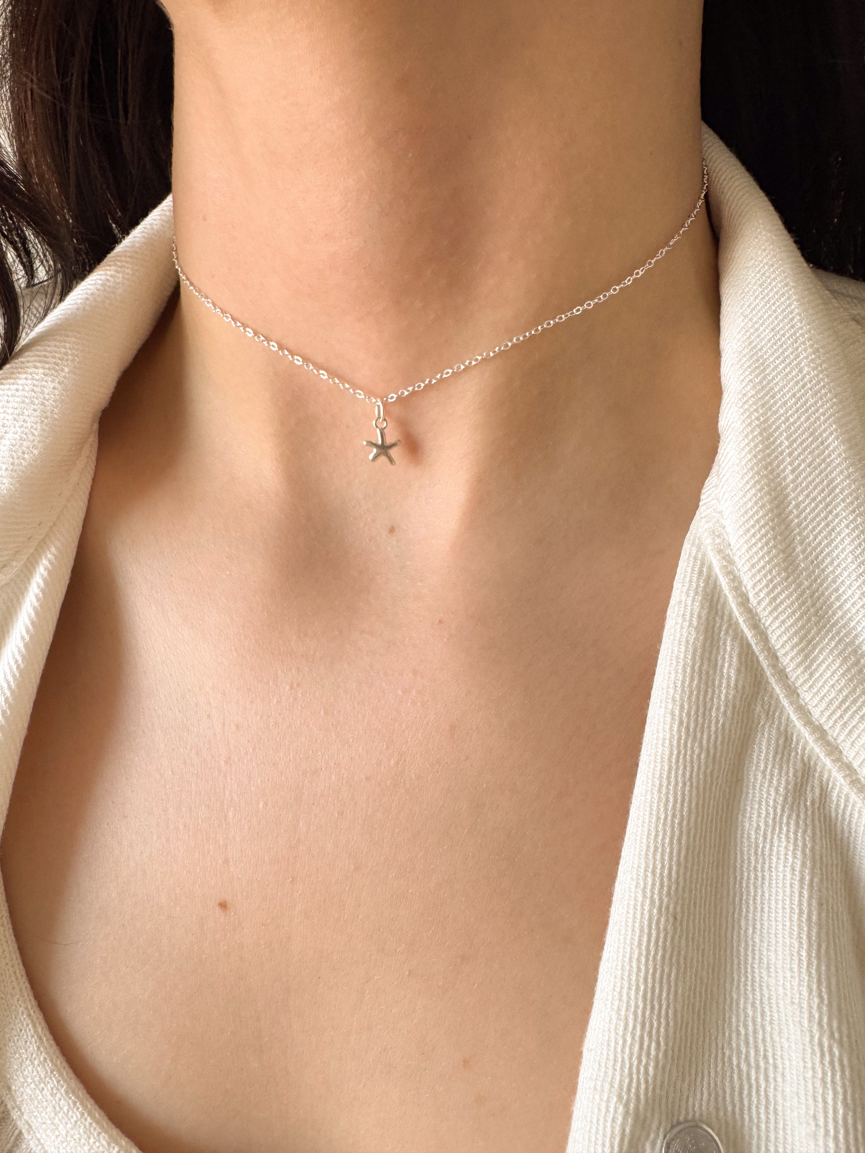 Pingente Estrela do Mar - Prata 925