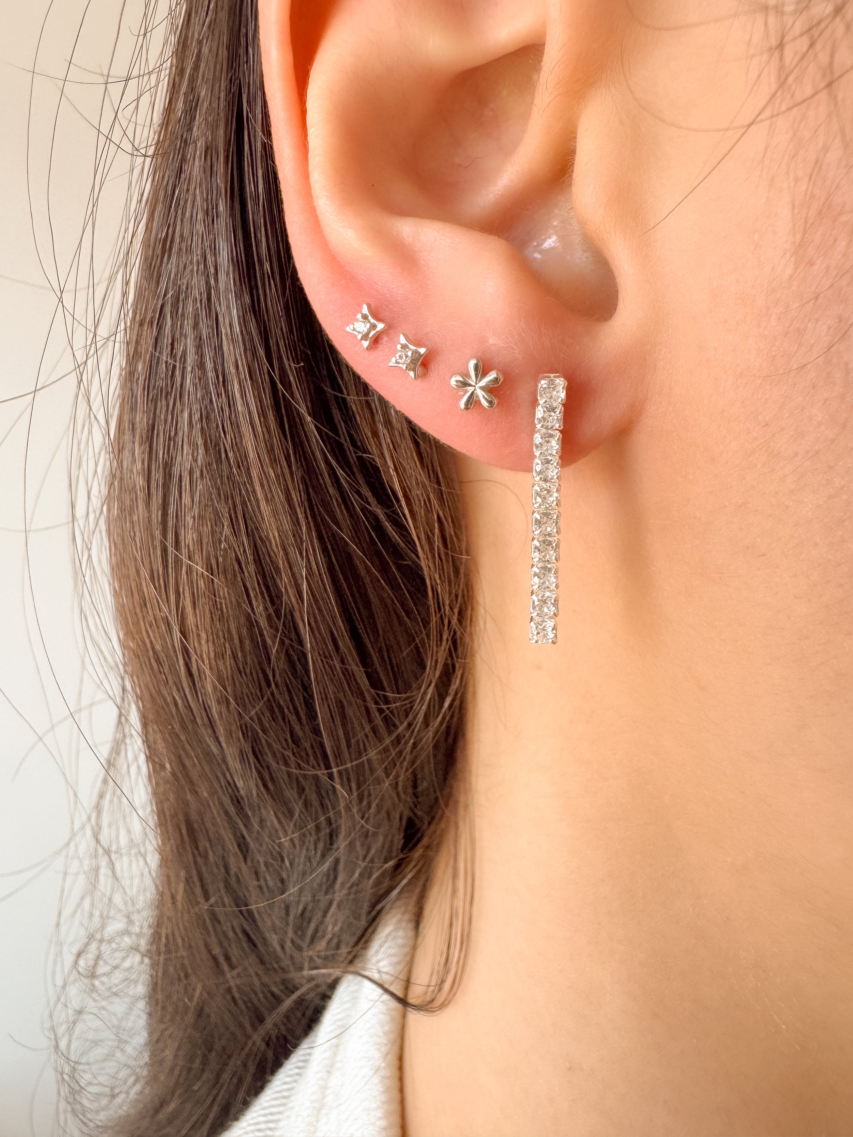 Brinco Riviera - Prata 925