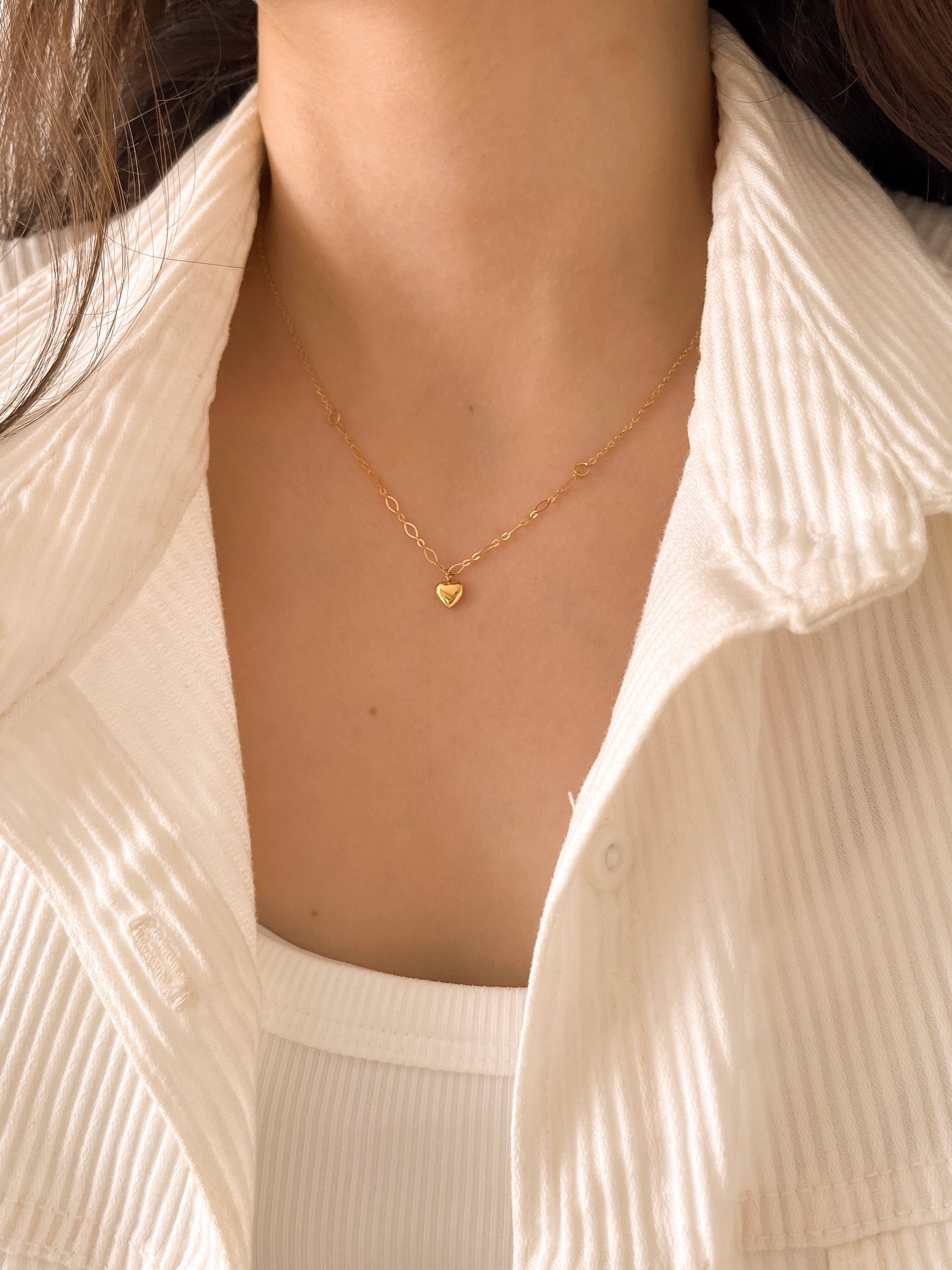 Colar Heart - Dourado