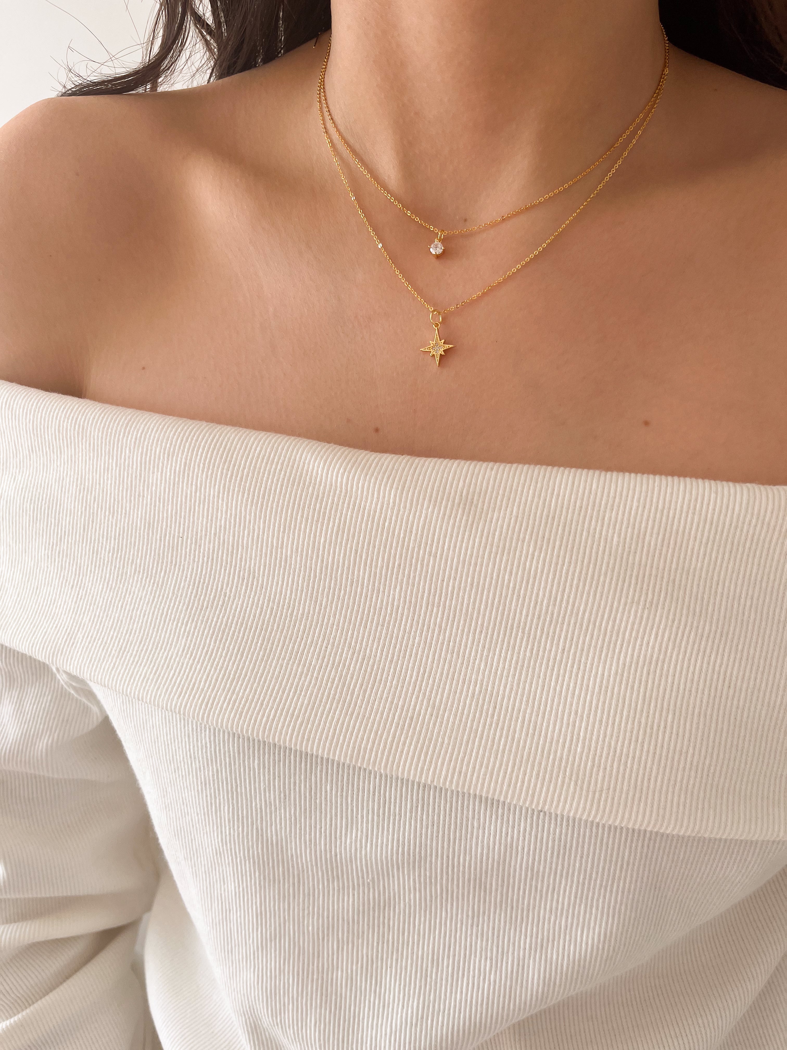 Colar Rosa dos Ventos - Dourado