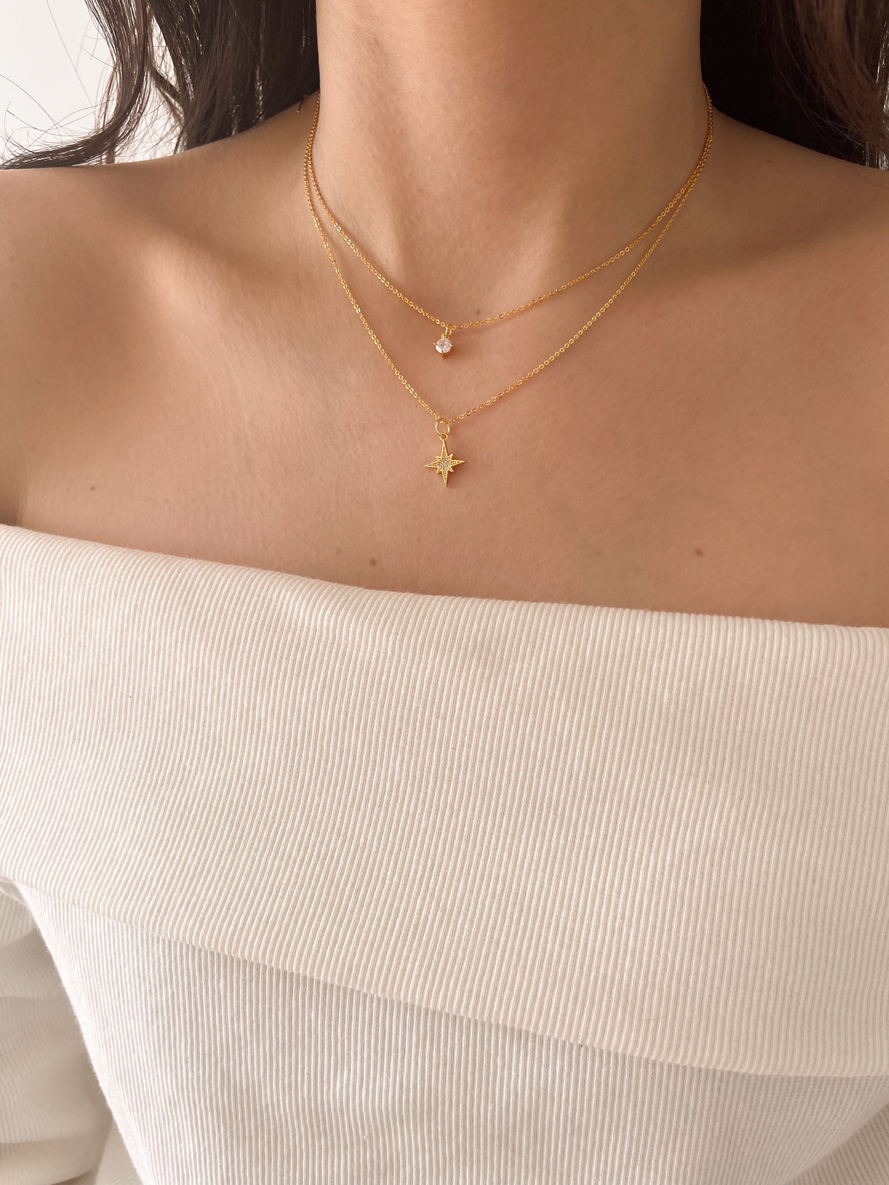 Colar Rosa dos Ventos - Dourado