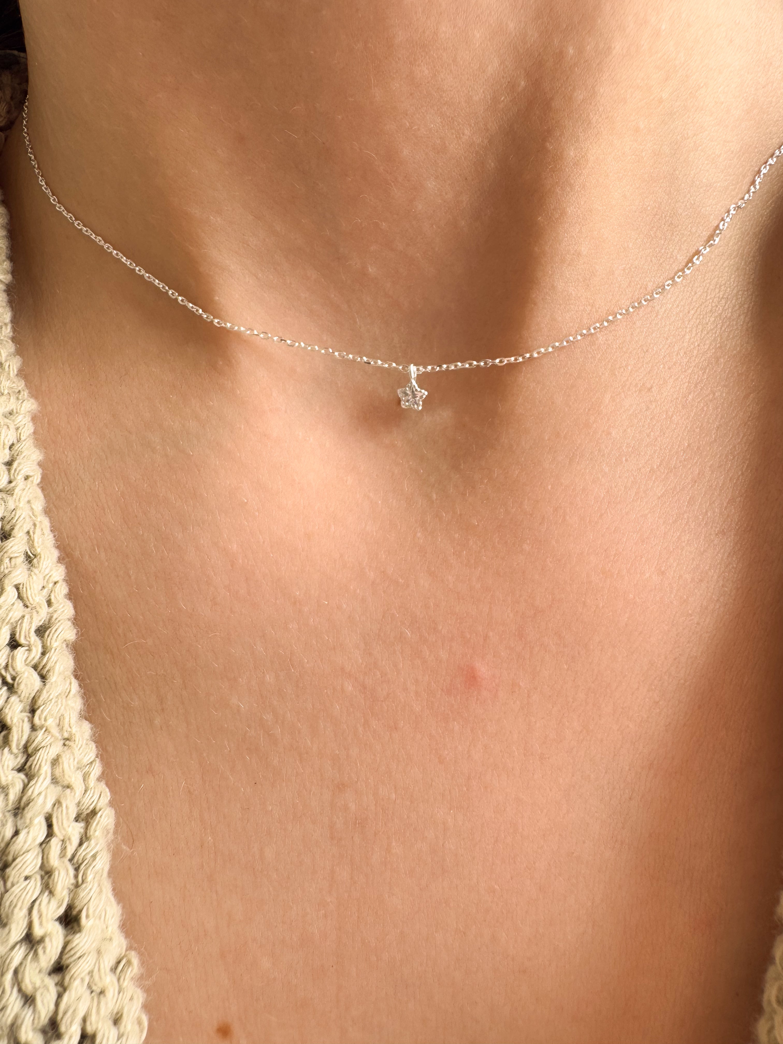 Colar Mini Star - Prata 925
