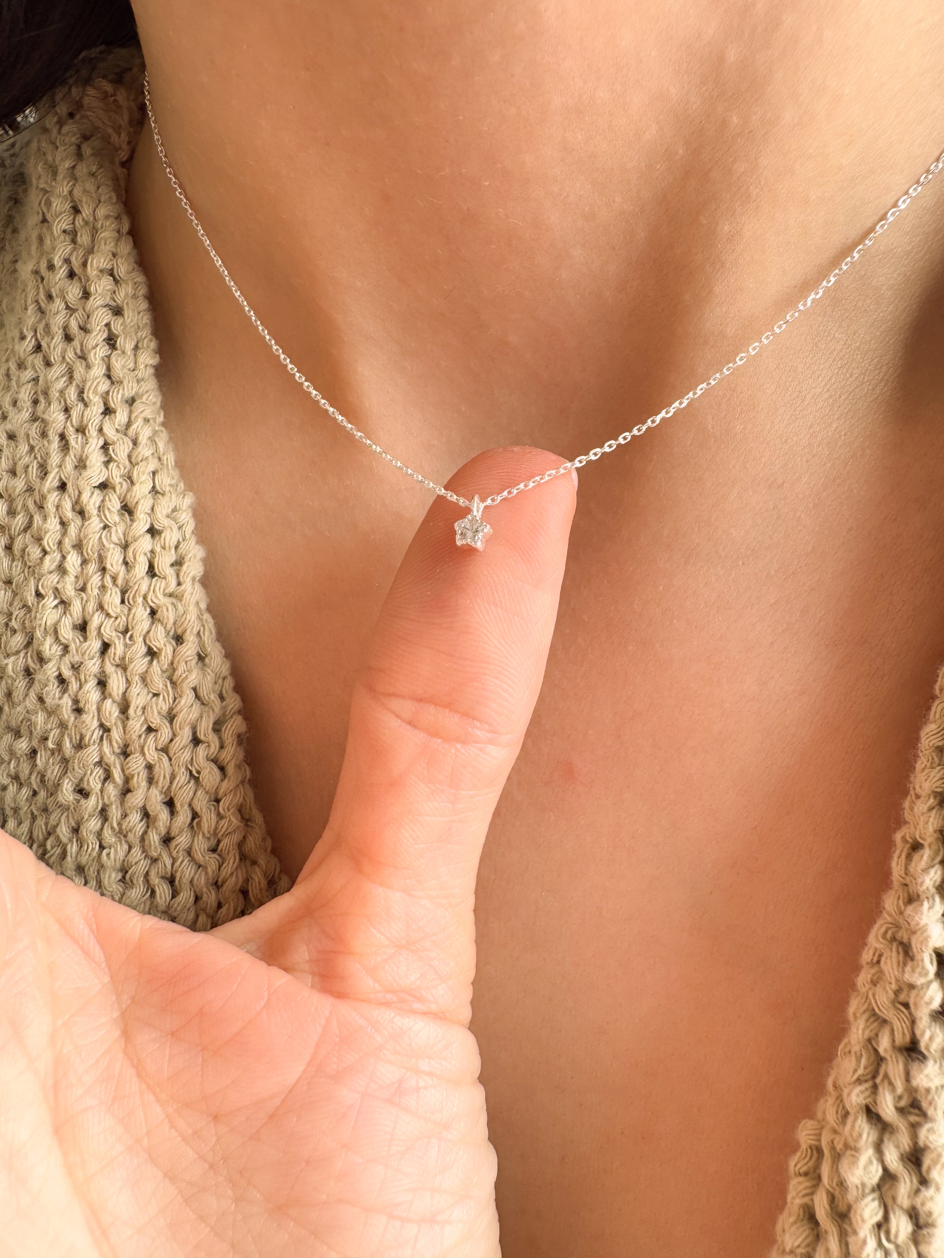 Colar Mini Star - Prata 925