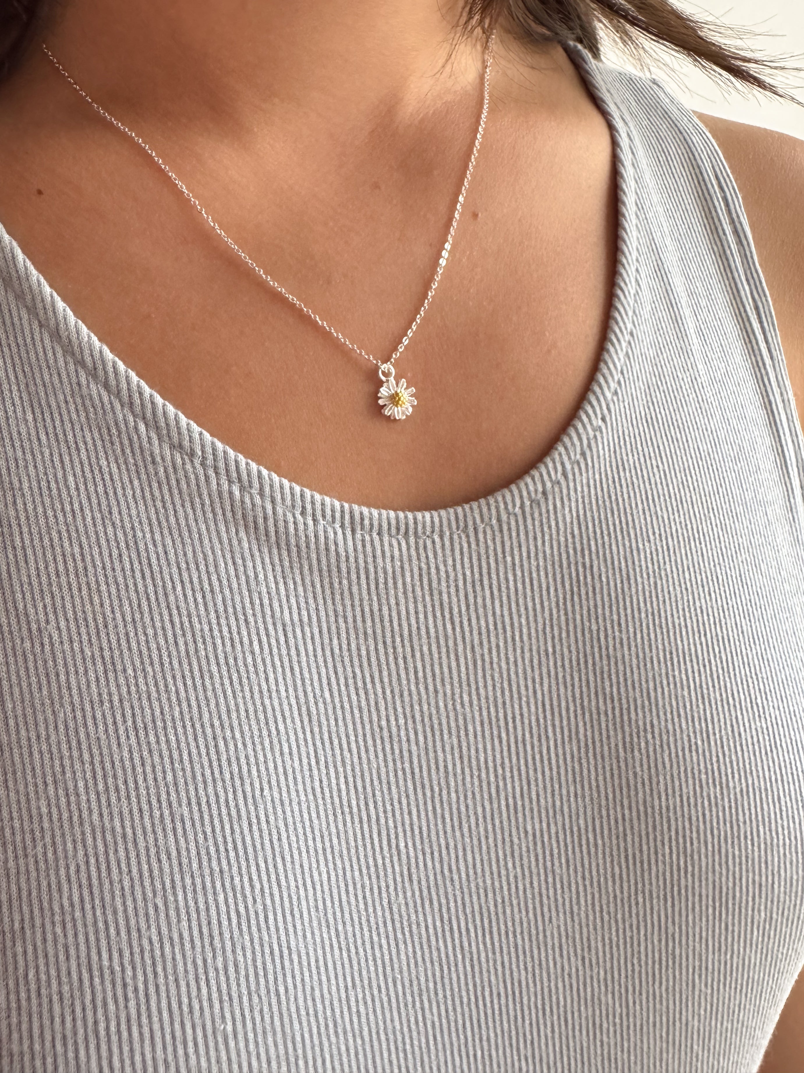 Colar Mini Margarida - Prata 925