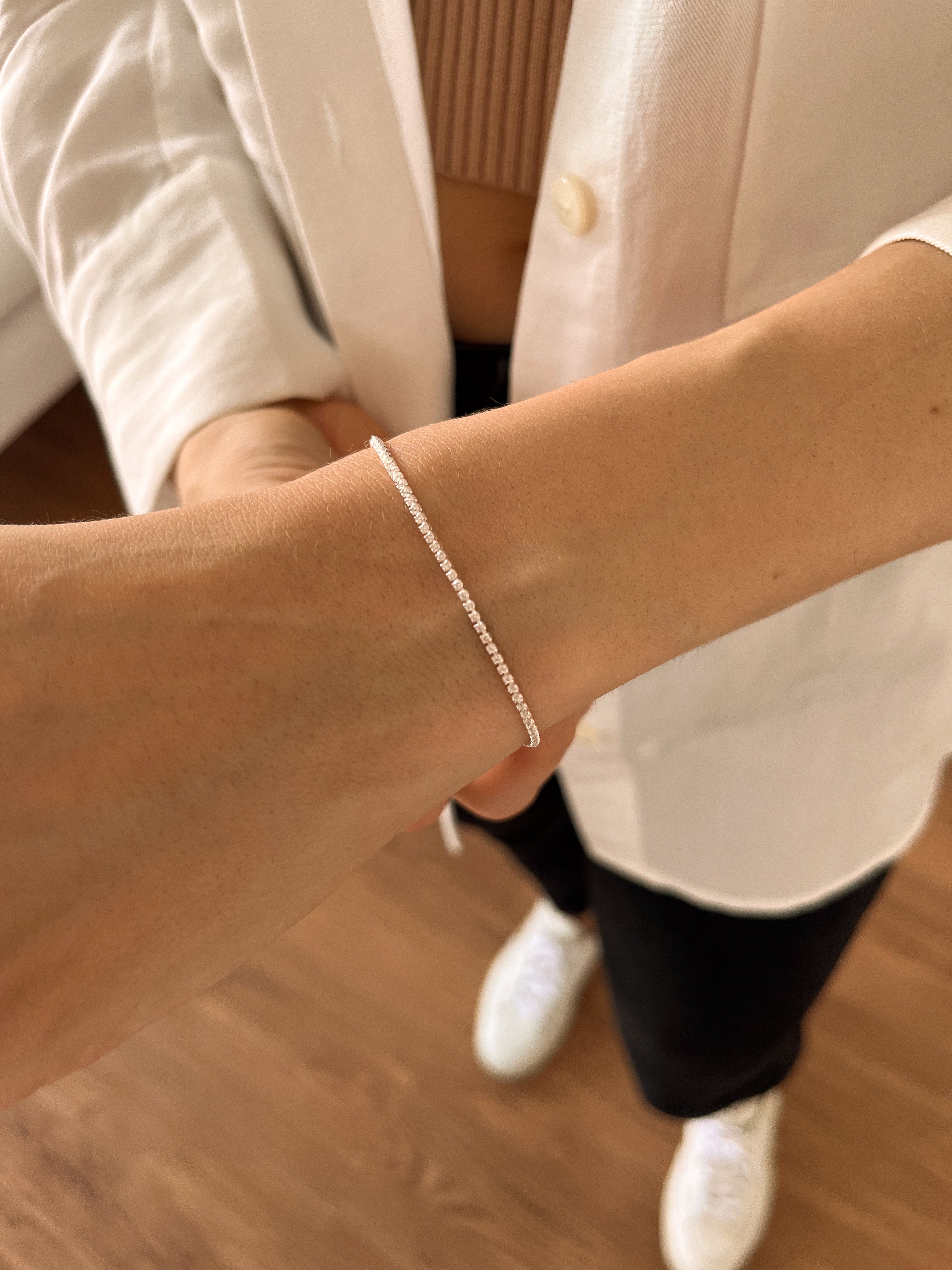 Pulseira Riviera - Prata 925