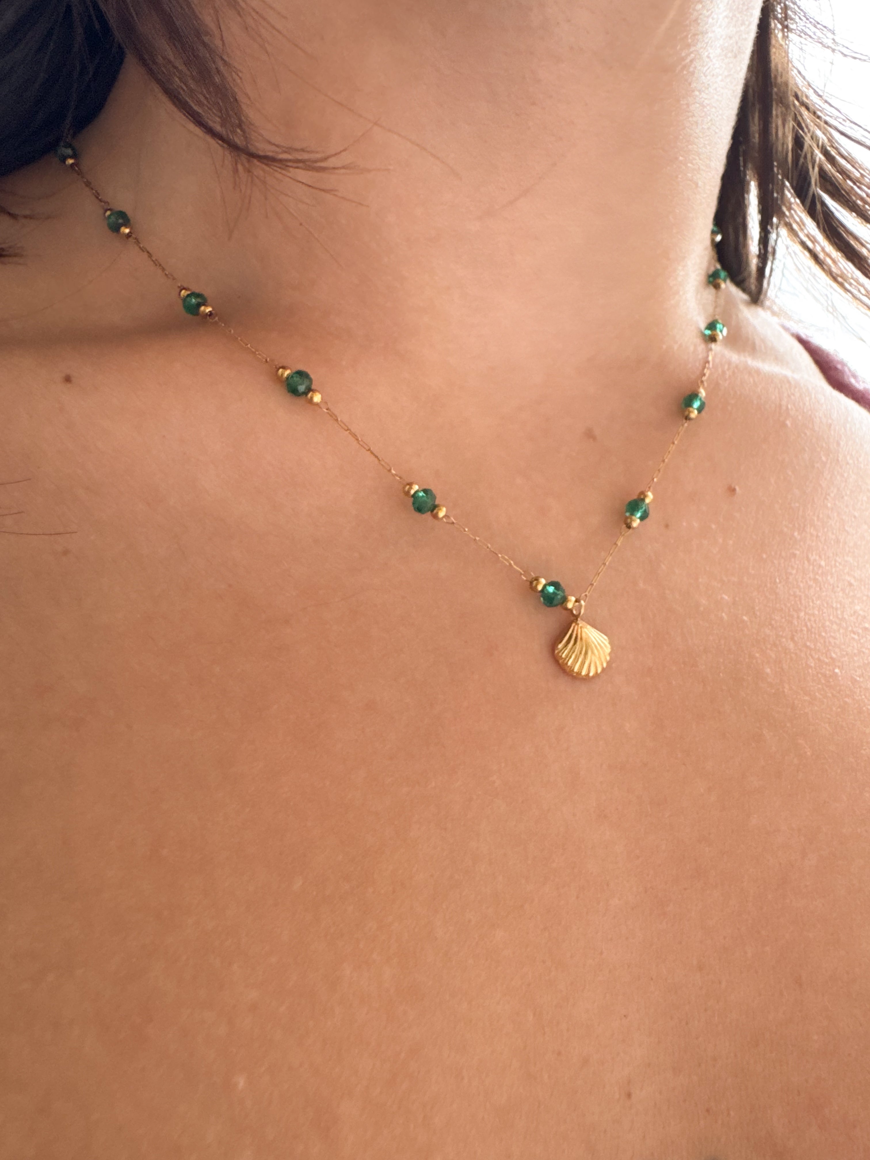 Colar Concha - Dourado