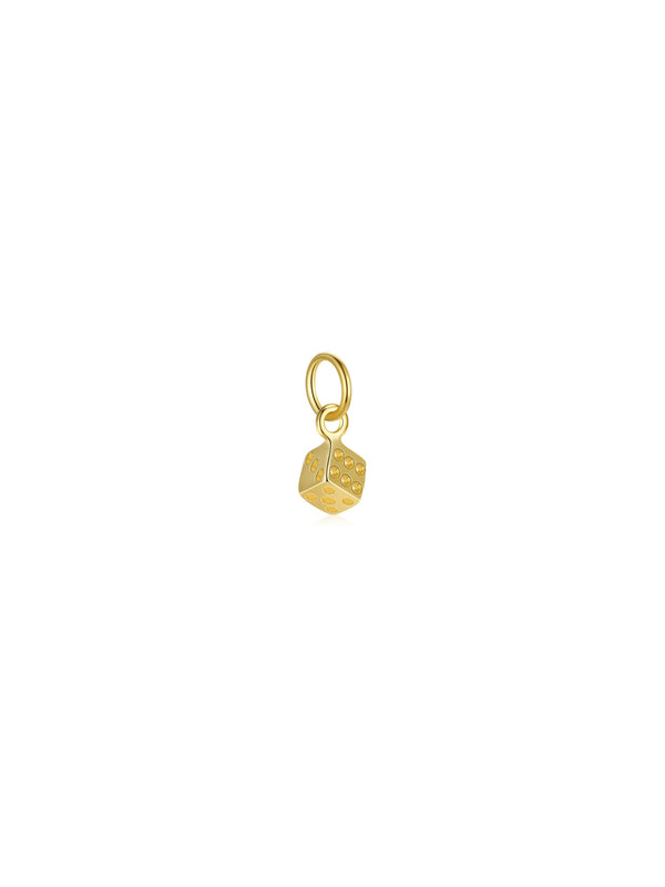 Pingente Dadinho - Dourado