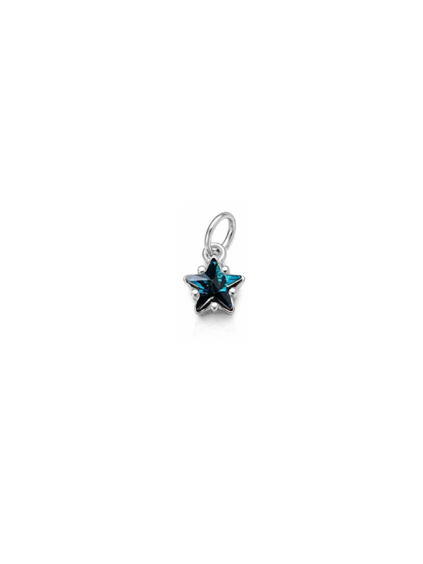 Pingente Estrela Azul Brilhante - Prata 925